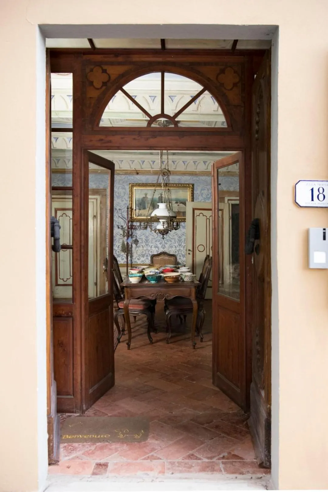 Lobby or reception in Villa Moris bed and breakfast