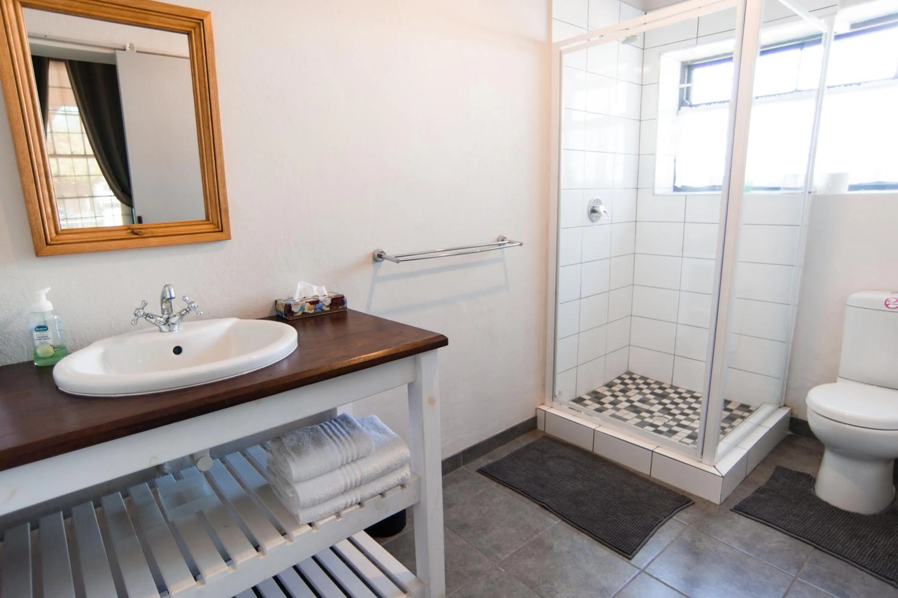 Shower in Vlettershof Guest House