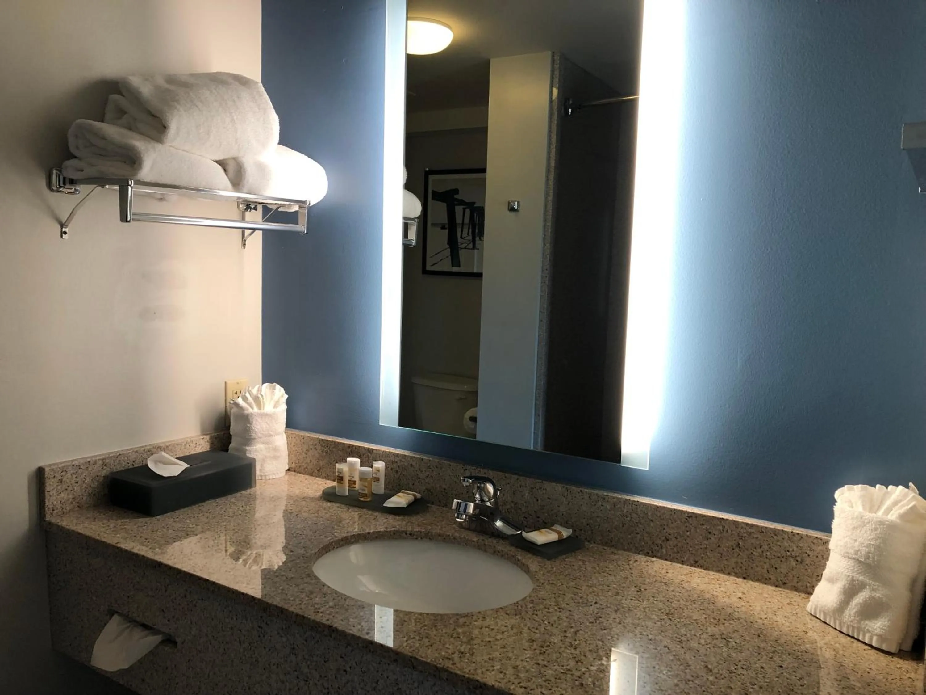 Bathroom in La Quinta by Wyndham PCB Coastal Palms