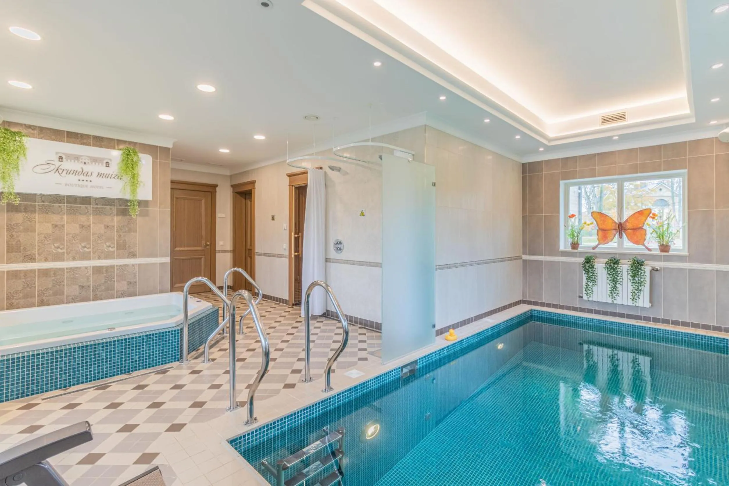 Swimming pool in Skrunda Manor