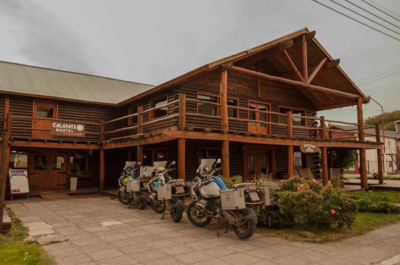 Facade/entrance in Calafate Hostel