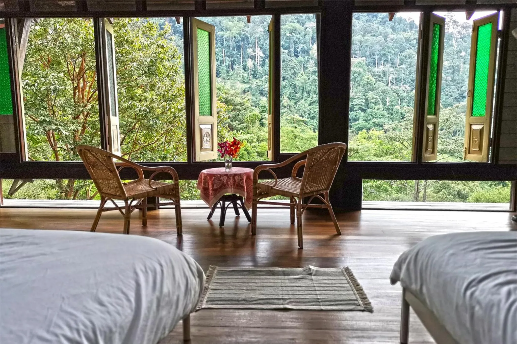 Bed in Langit Rimba Resort