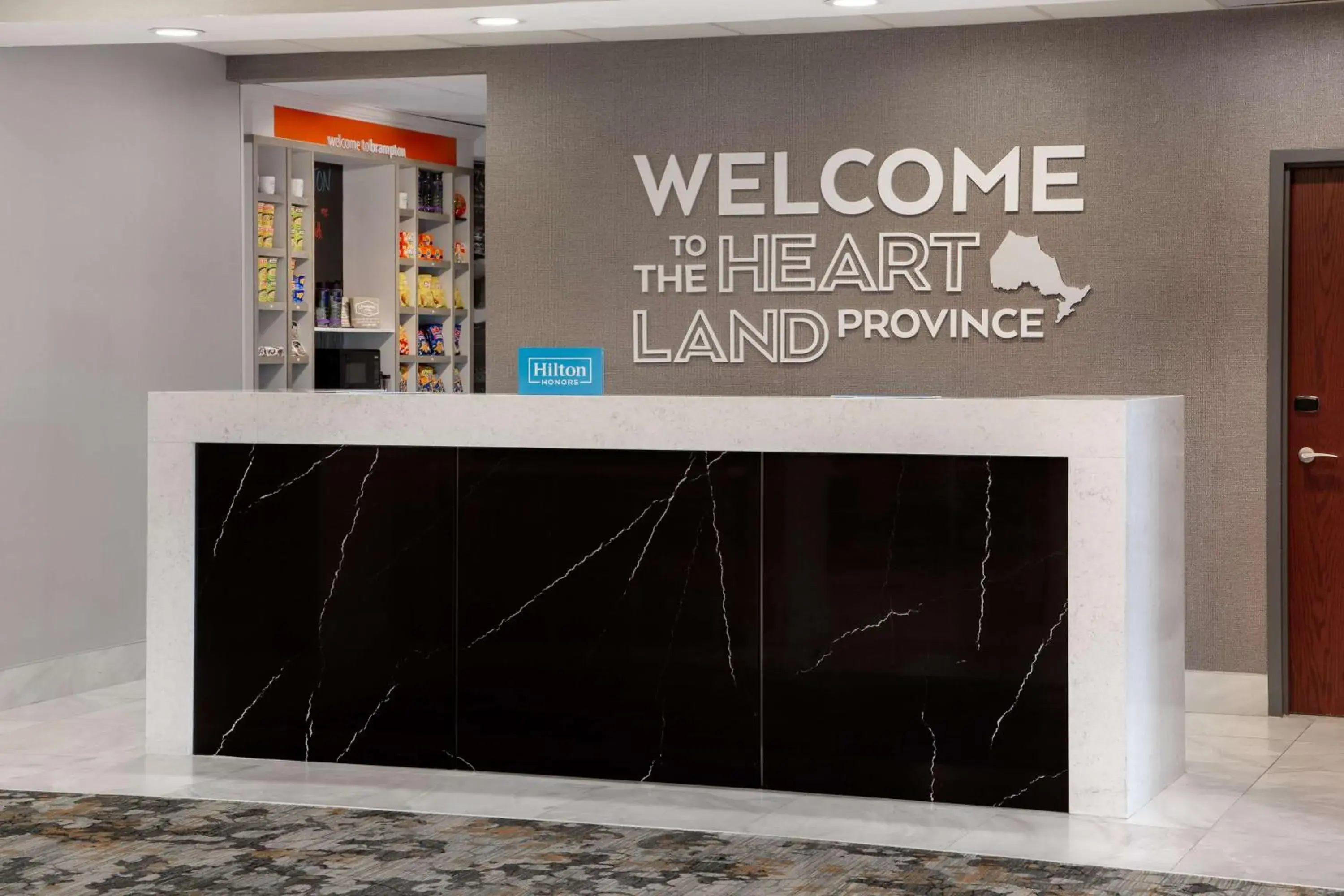Lobby or reception in Hampton Inn by Hilton Brampton - Toronto Lobby or reception in Hampton Inn by Hilton Brampton - Toronto
