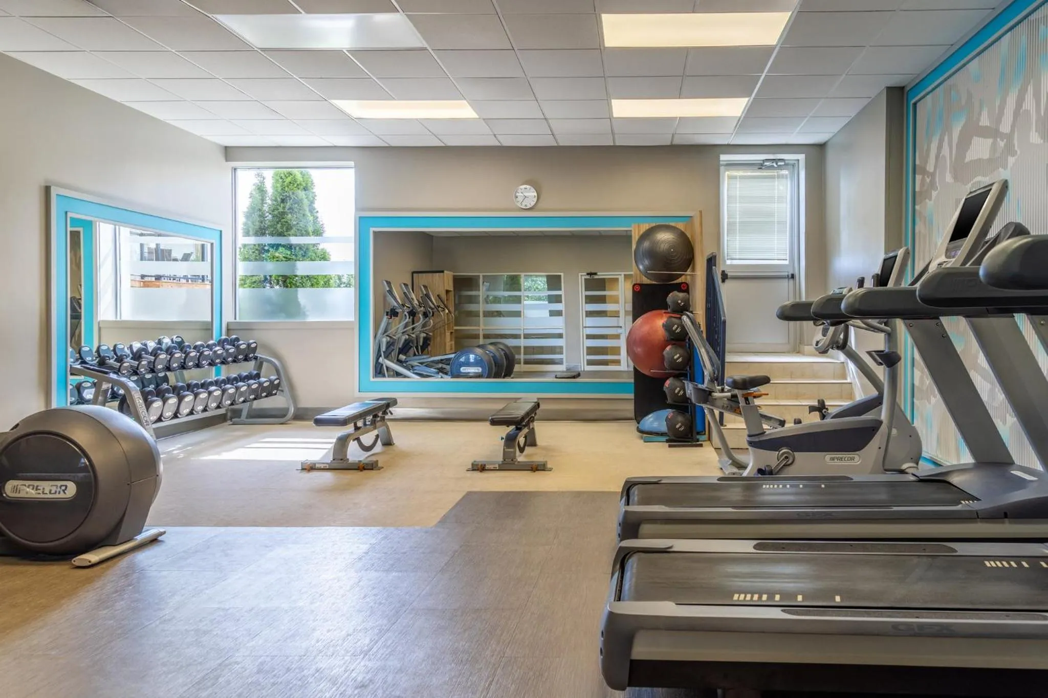 Fitness centre/facilities in Crowne Plaza Fredericton Lord Beaverbrook by IHG