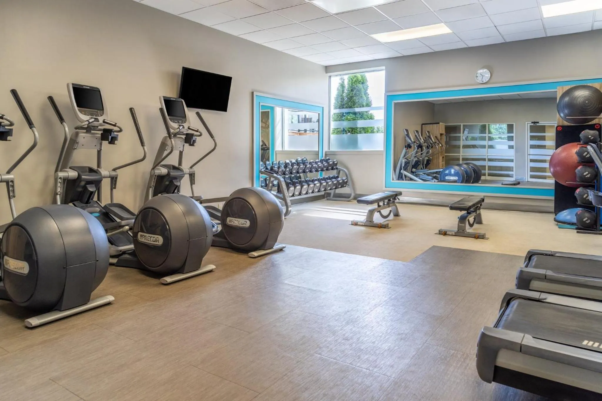 Fitness centre/facilities in Crowne Plaza Fredericton Lord Beaverbrook by IHG