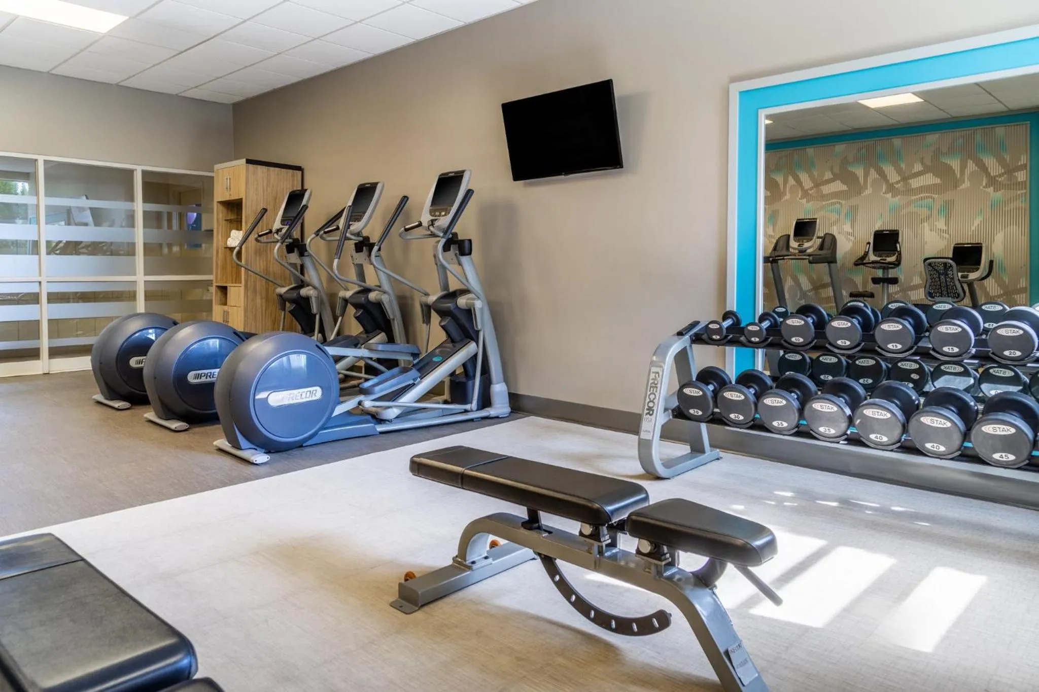 Fitness centre/facilities in Crowne Plaza Fredericton Lord Beaverbrook by IHG