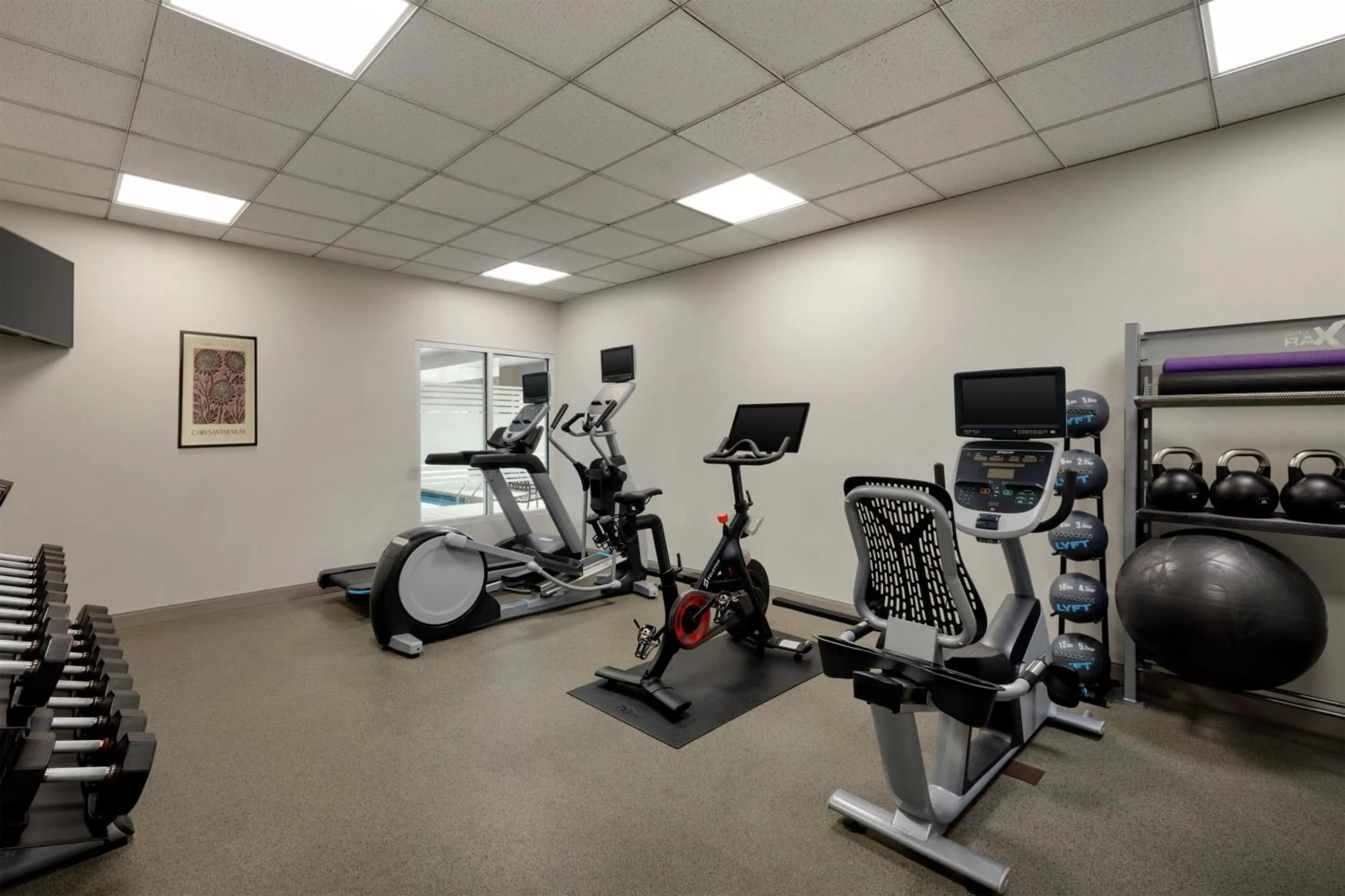 Fitness centre/facilities in Hilton Garden Inn Harrisburg East