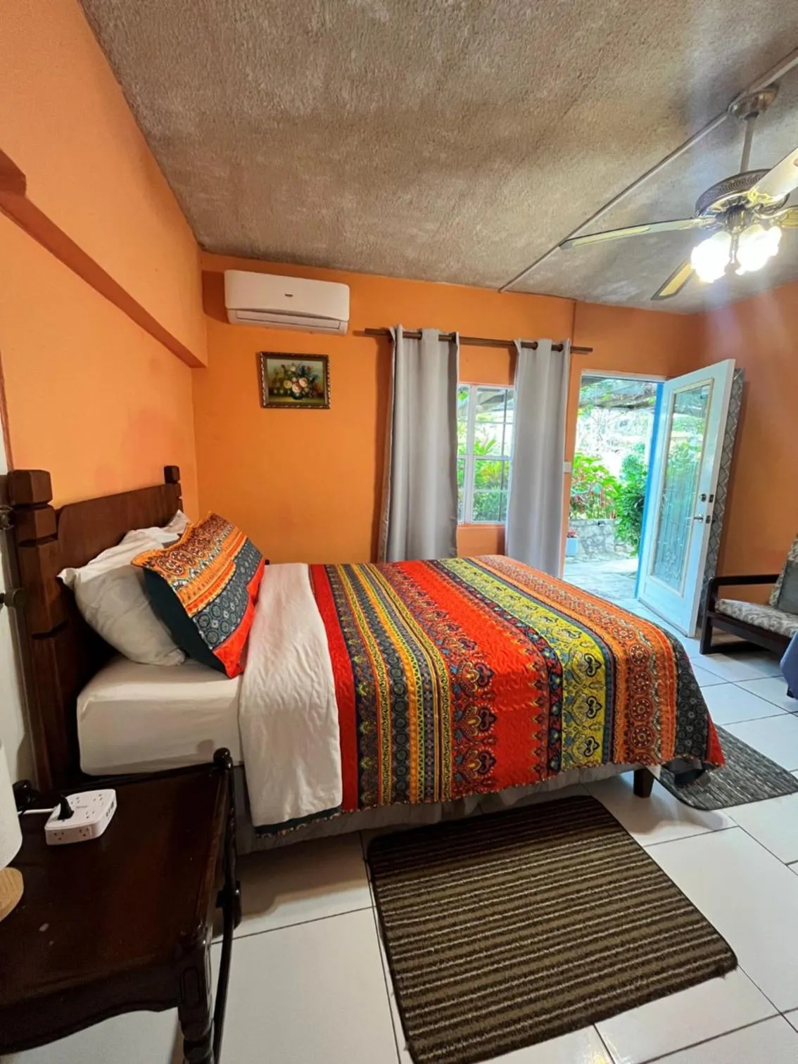 Bed in Ellen Bay Cottages