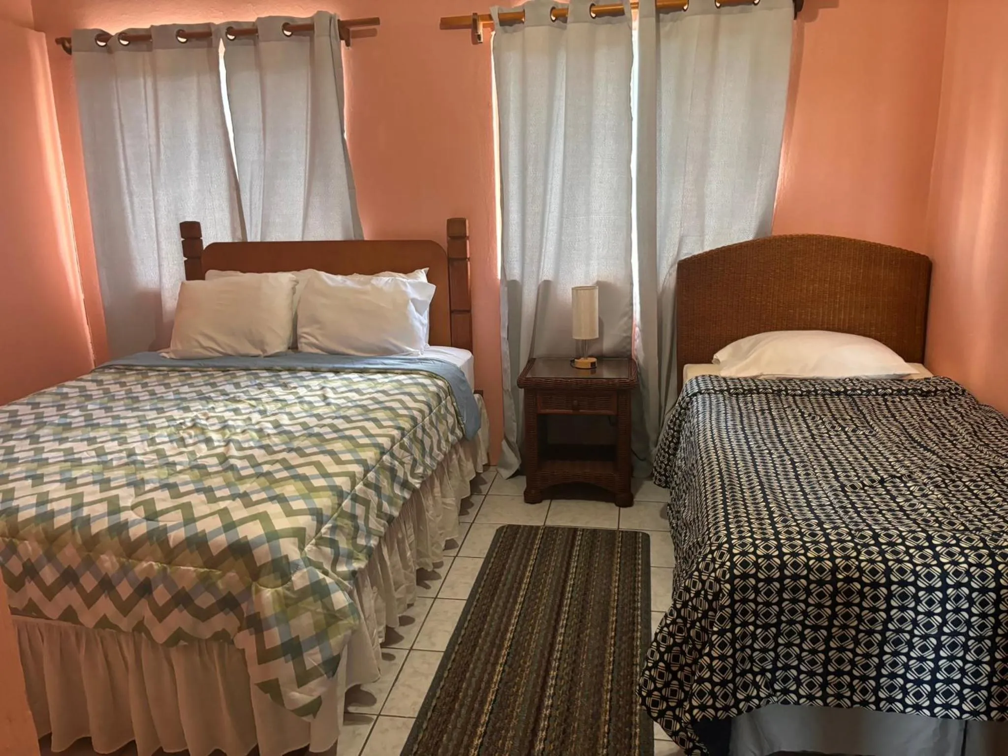 Bed in Ellen Bay Cottages