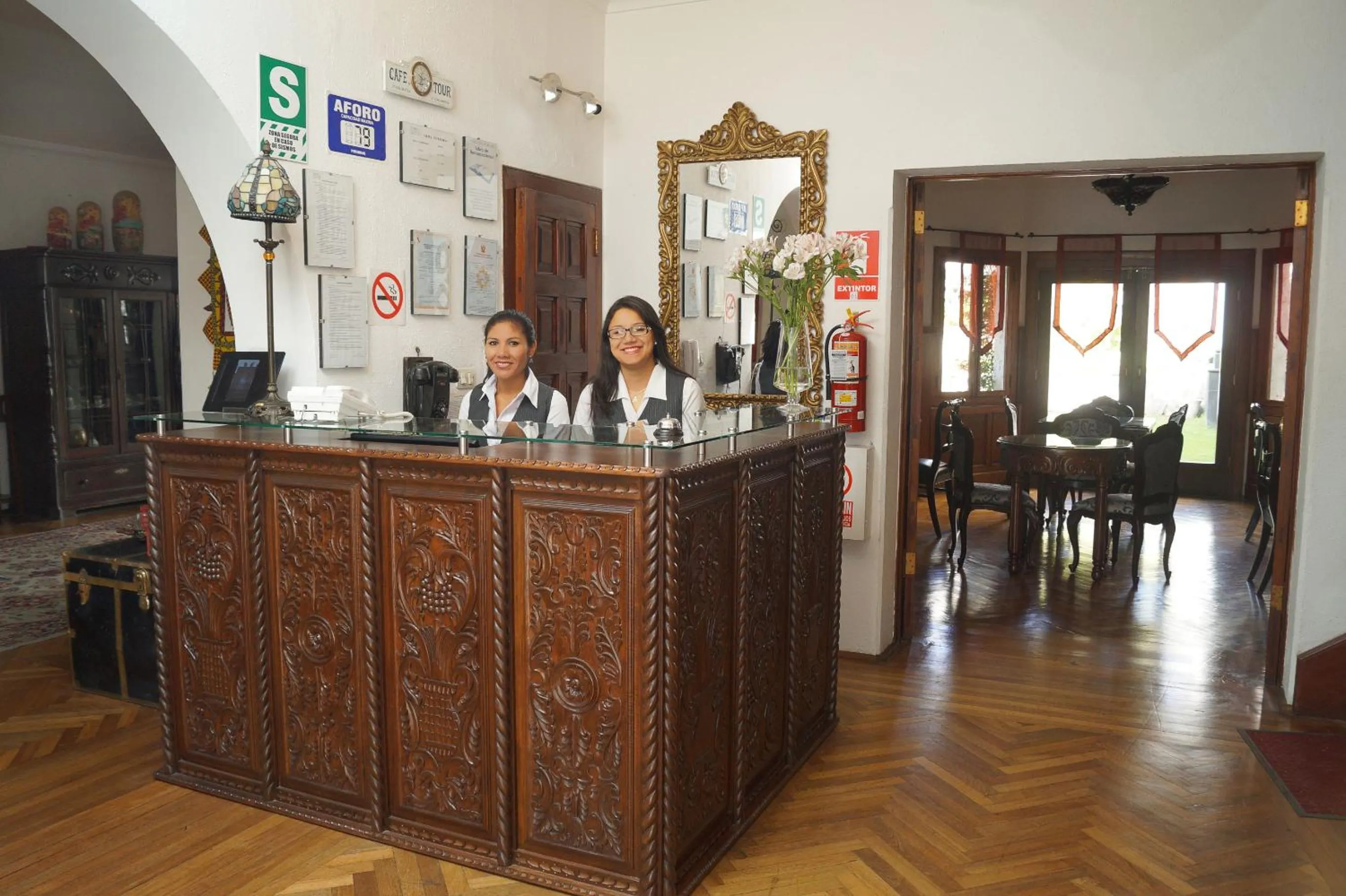 Lobby or reception in Hotel Boutique Villa Elisa