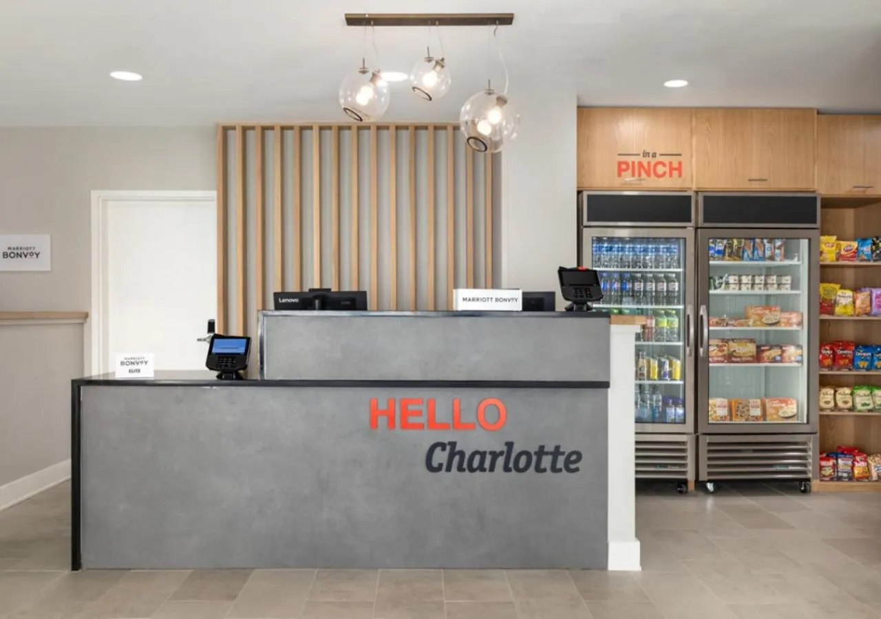 Lobby or reception in TownePlace Suites by Marriott Charlotte LoSo Airport