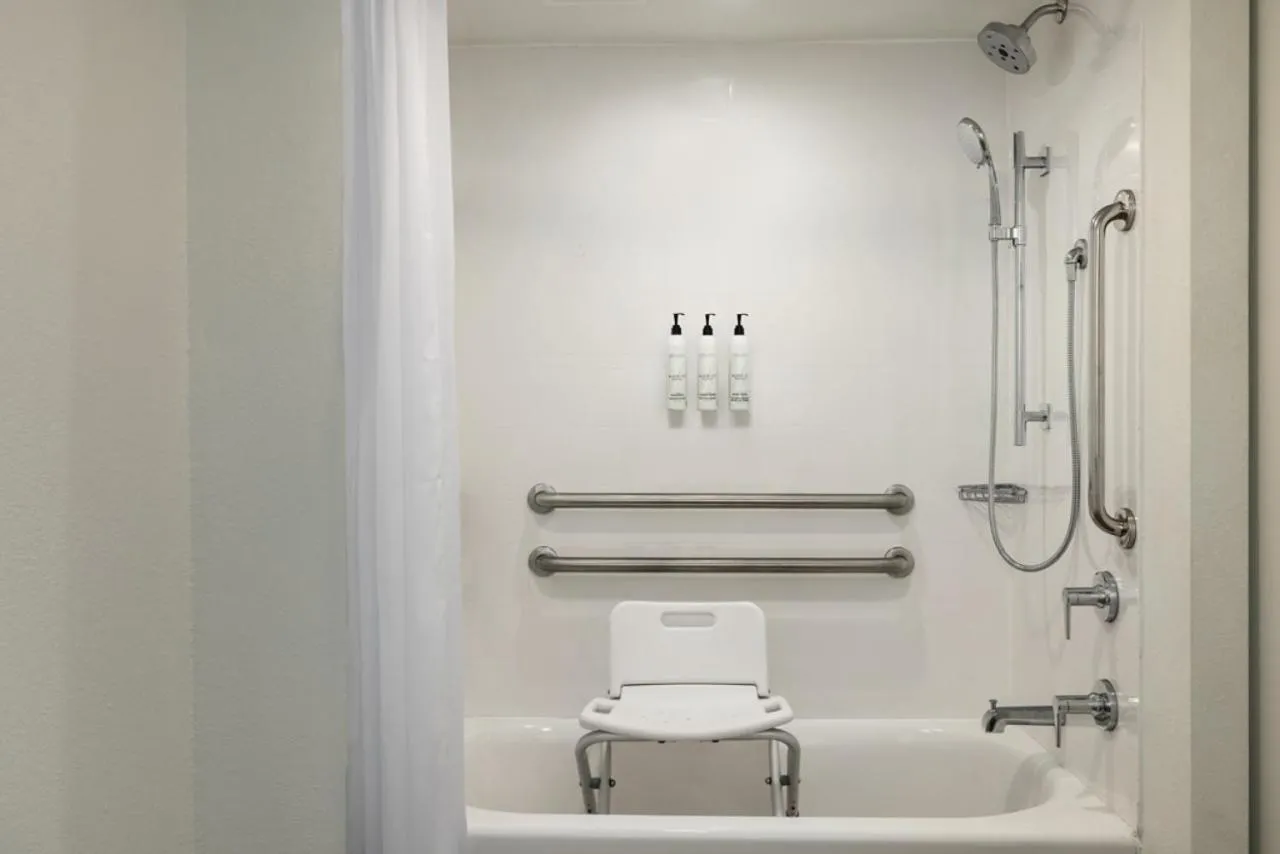 Bathroom in TownePlace Suites by Marriott Charlotte LoSo Airport