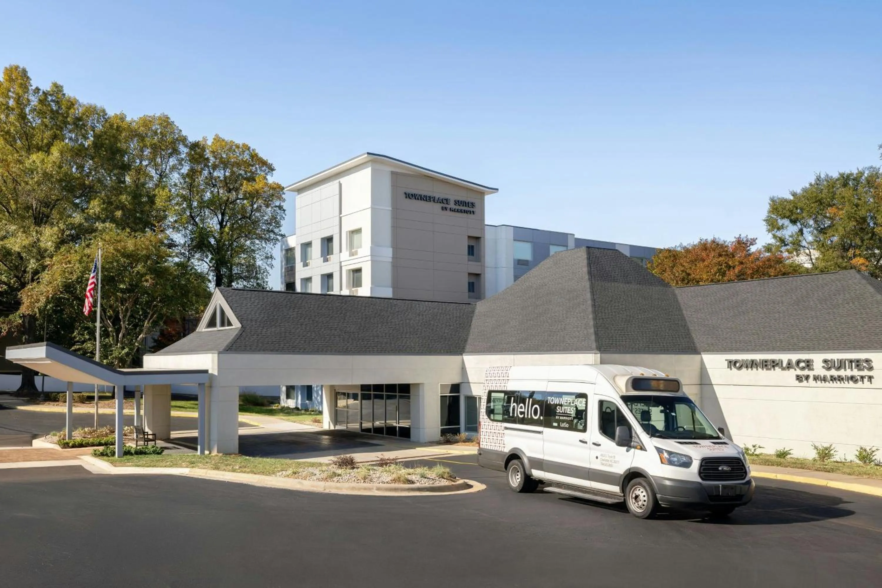 Property building in TownePlace Suites by Marriott Charlotte LoSo Airport