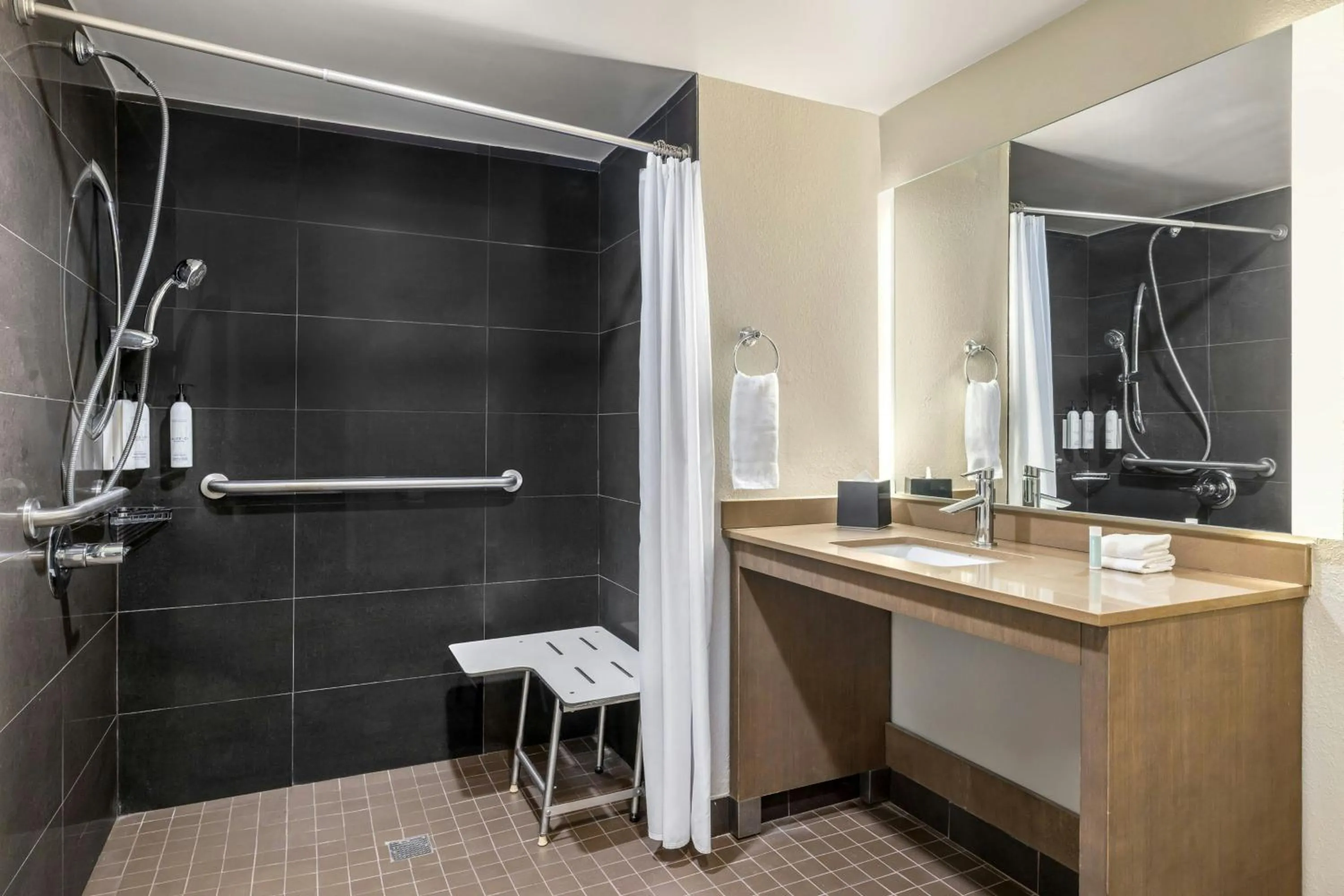 Bathroom in TownePlace Suites by Marriott Charlotte LoSo Airport