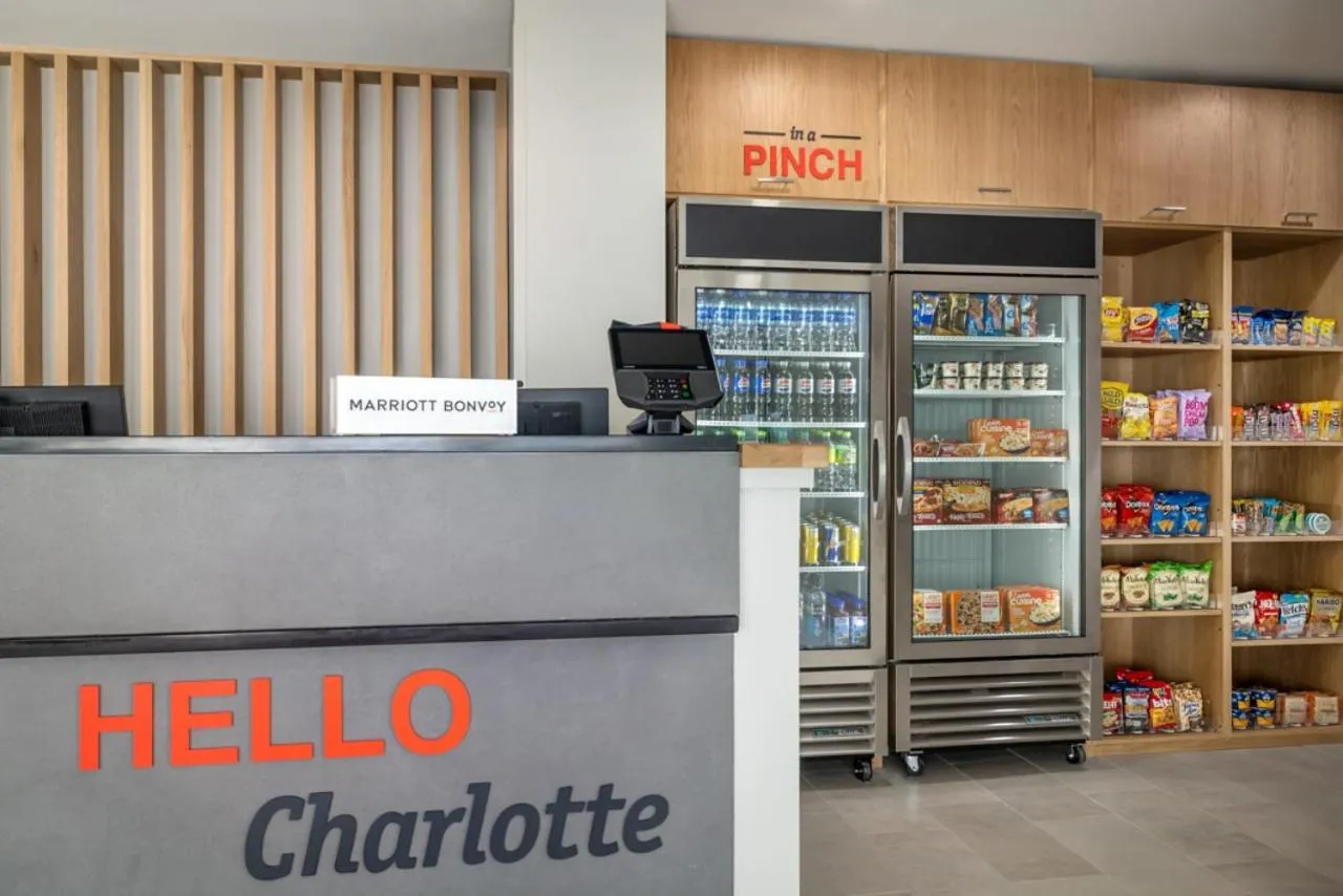 Lobby or reception in TownePlace Suites by Marriott Charlotte LoSo Airport