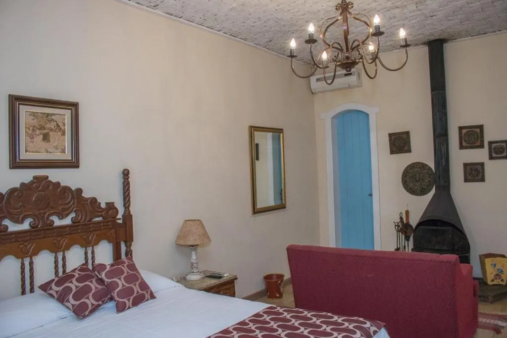 Bed in Pousada Hospedaria da Villa