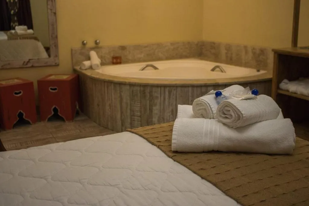 Bed in Pousada Hospedaria da Villa