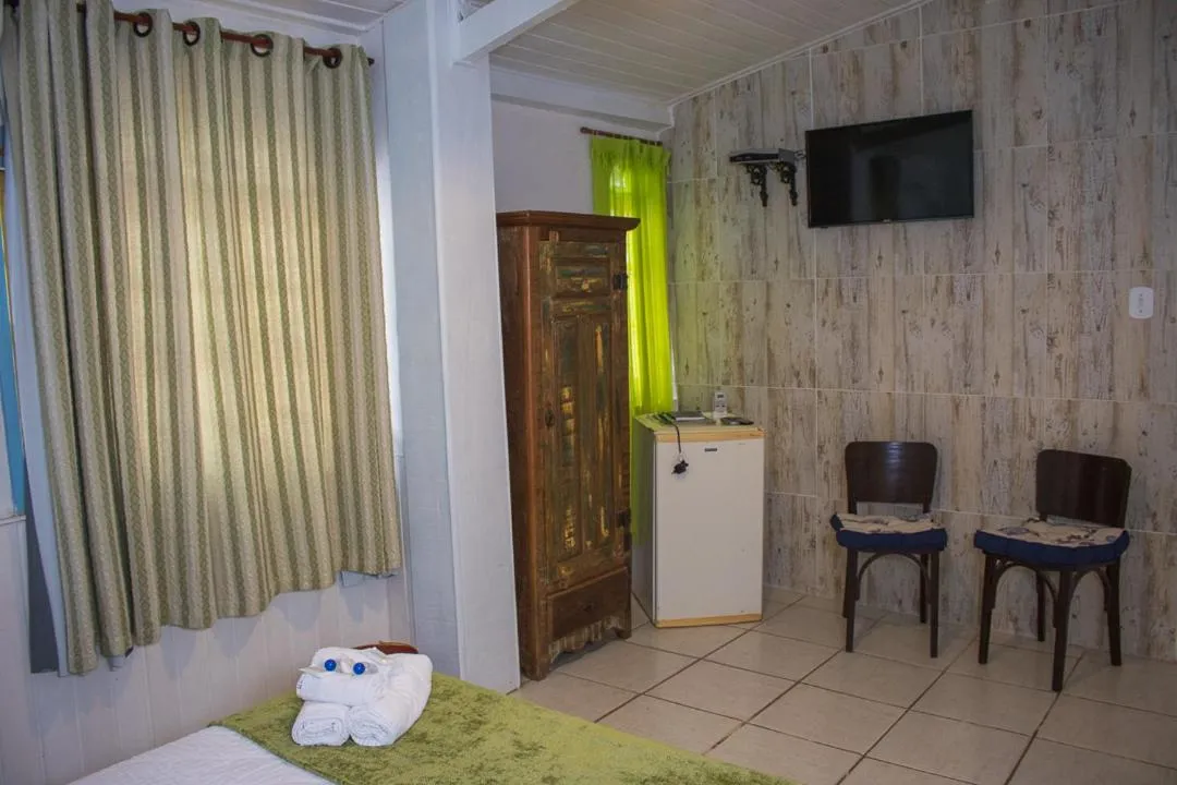 Bed in Pousada Hospedaria da Villa