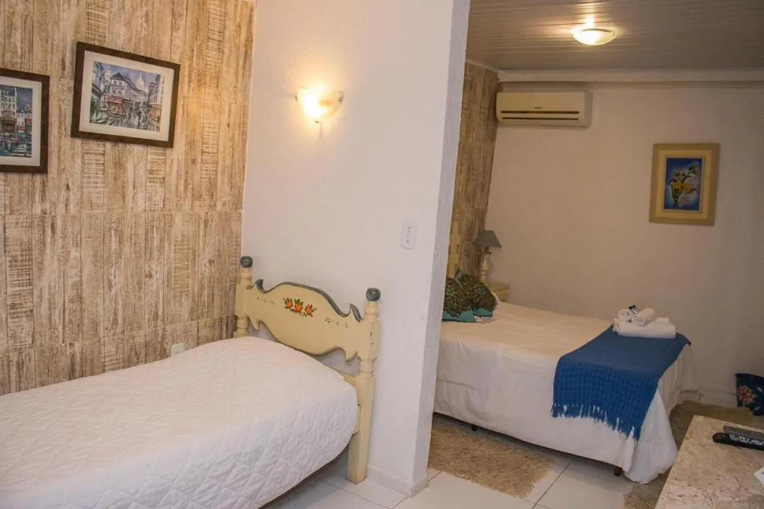 Bed in Pousada Hospedaria da Villa