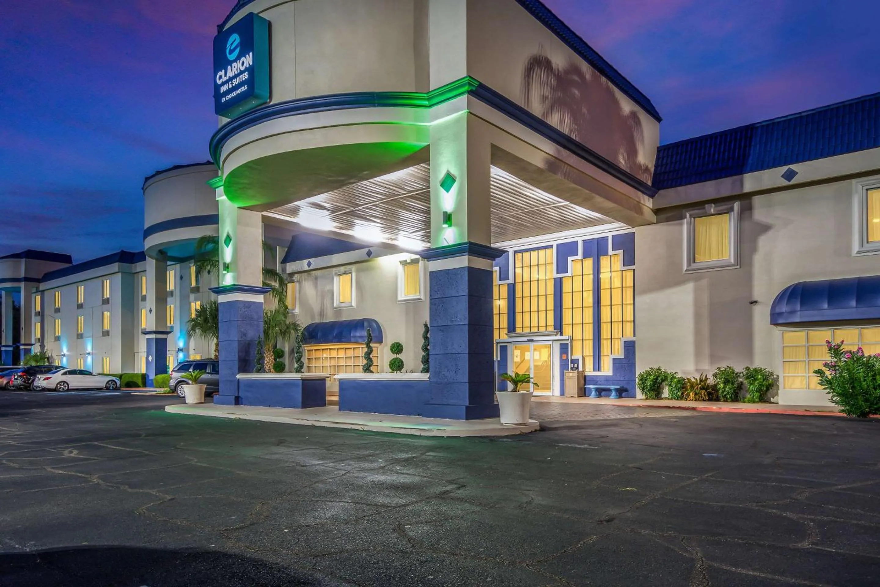 Property building in Clarion Inn & Suites Central Clearwater Beach