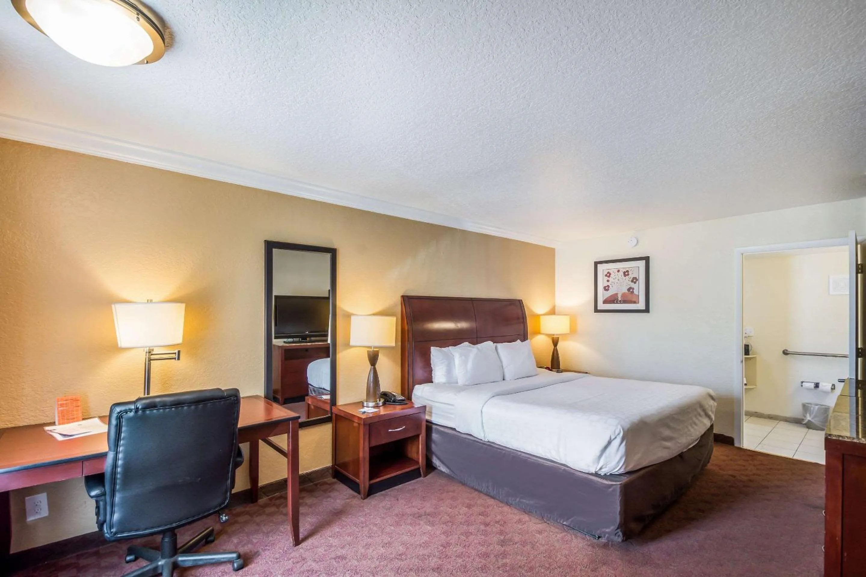 Photo of the whole room, Bed in Clarion Inn & Suites Central Clearwater Beach