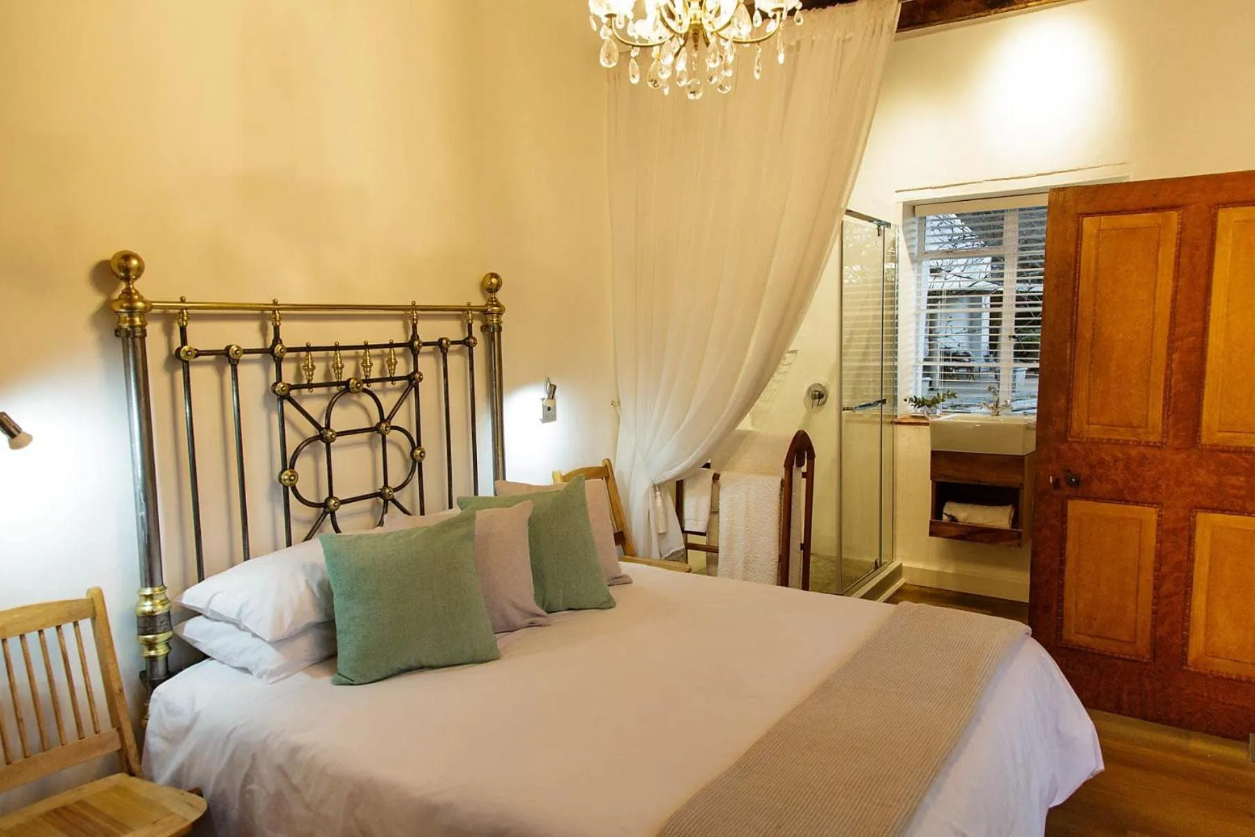 Bed in Blue Lily Retreat