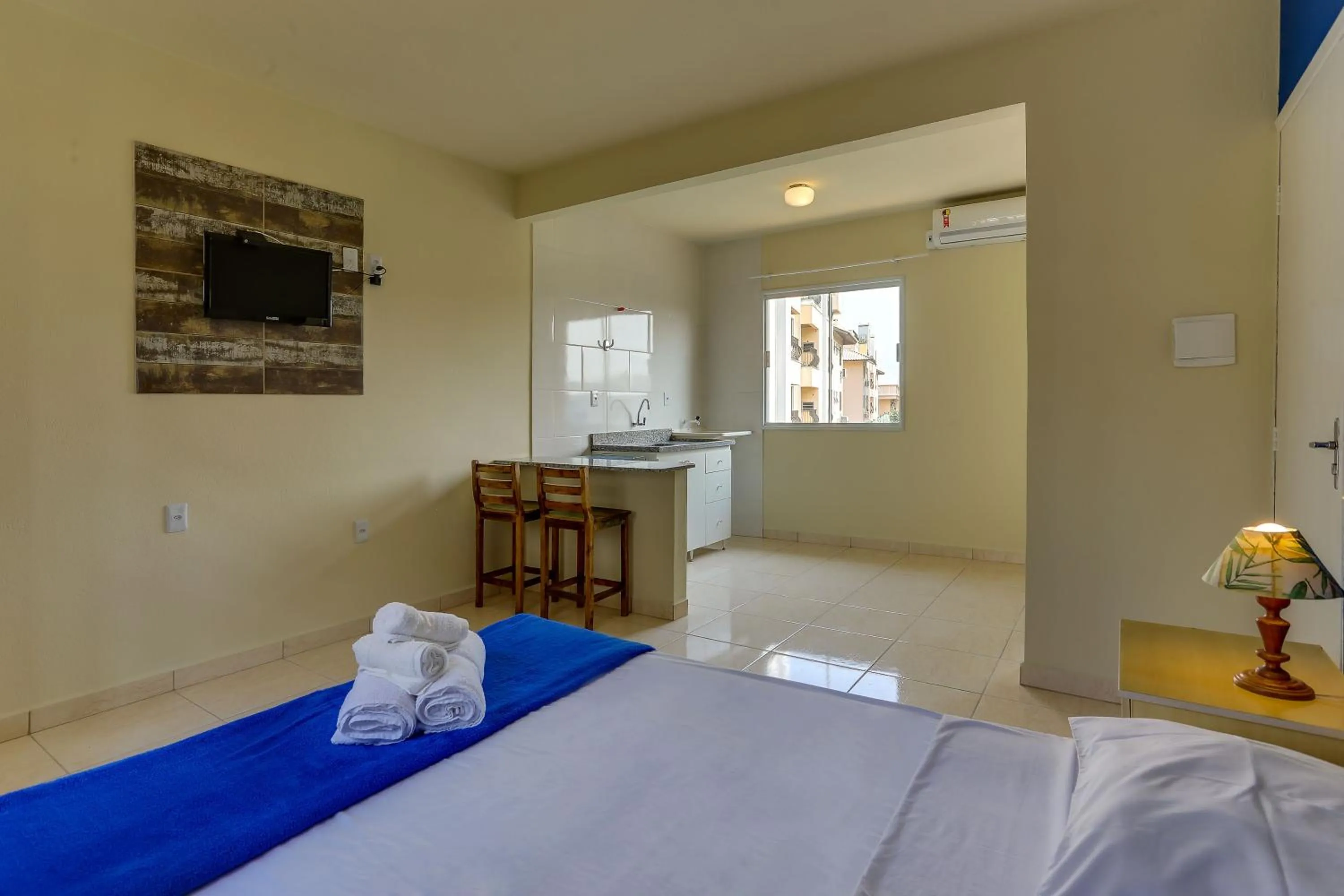 Bed in Pousada Carolina