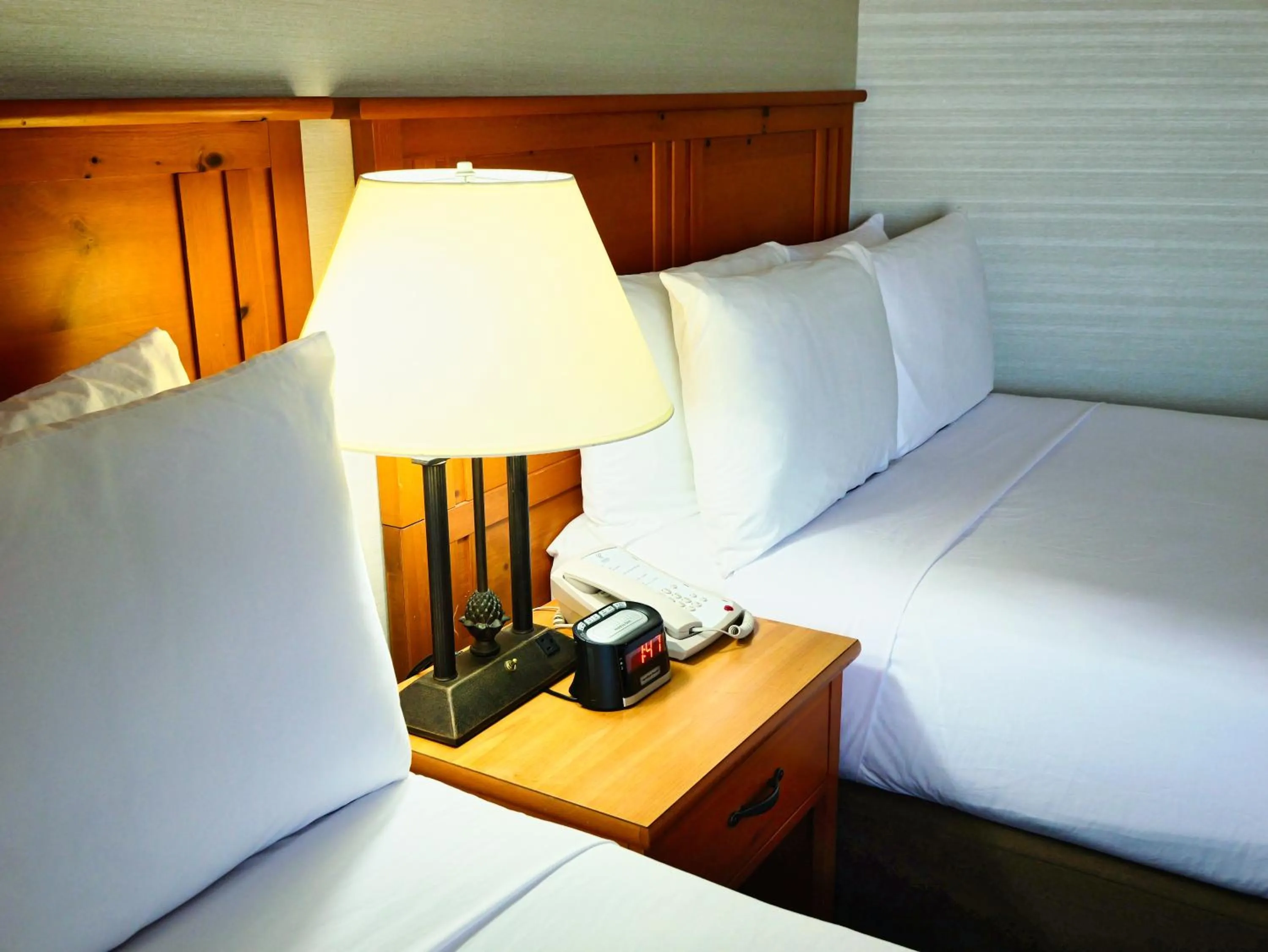 Bed in Continental Inn & Suites