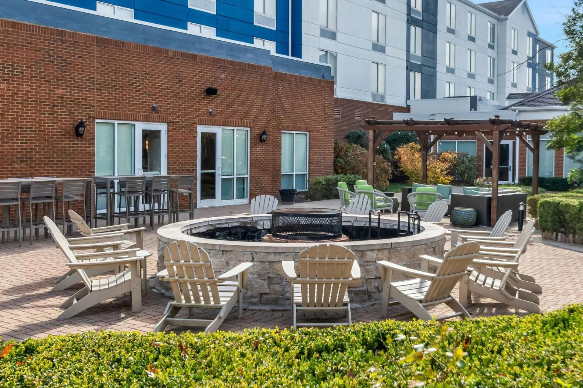 Patio in Hilton Garden Inn Lexington Georgetown
