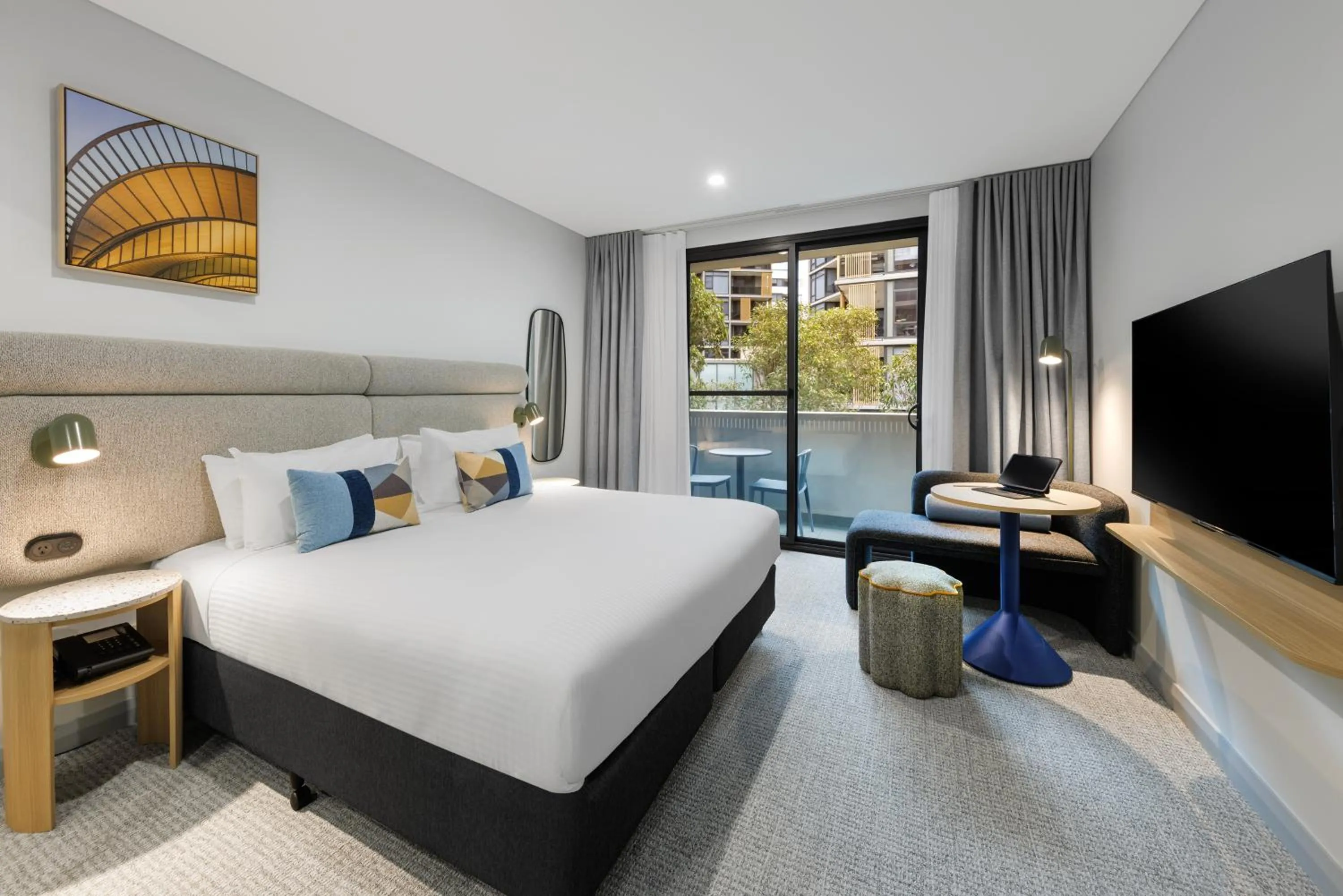Bedroom, Bed in Quest at Sydney Olympic Park