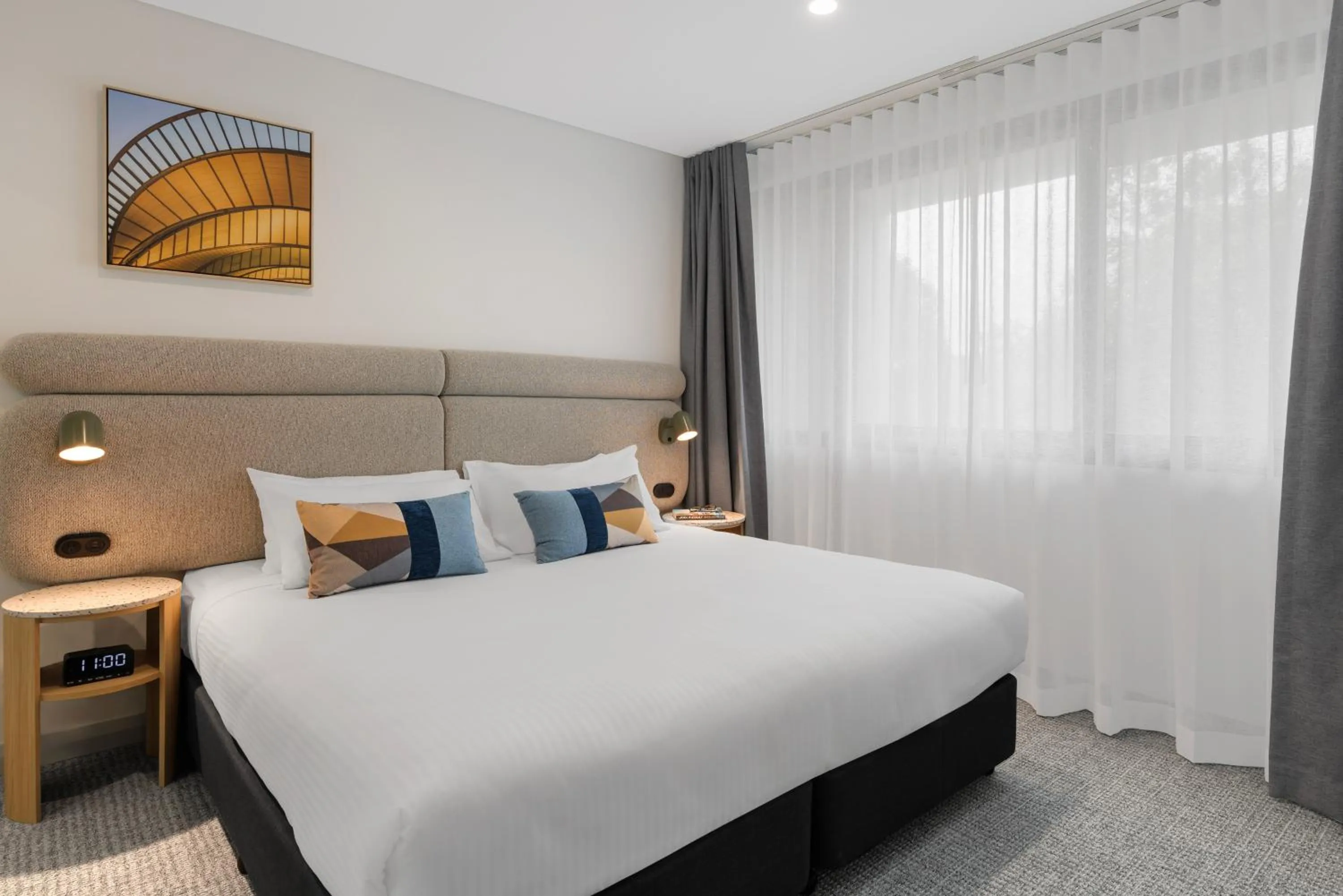 Bedroom, Bed in Quest at Sydney Olympic Park