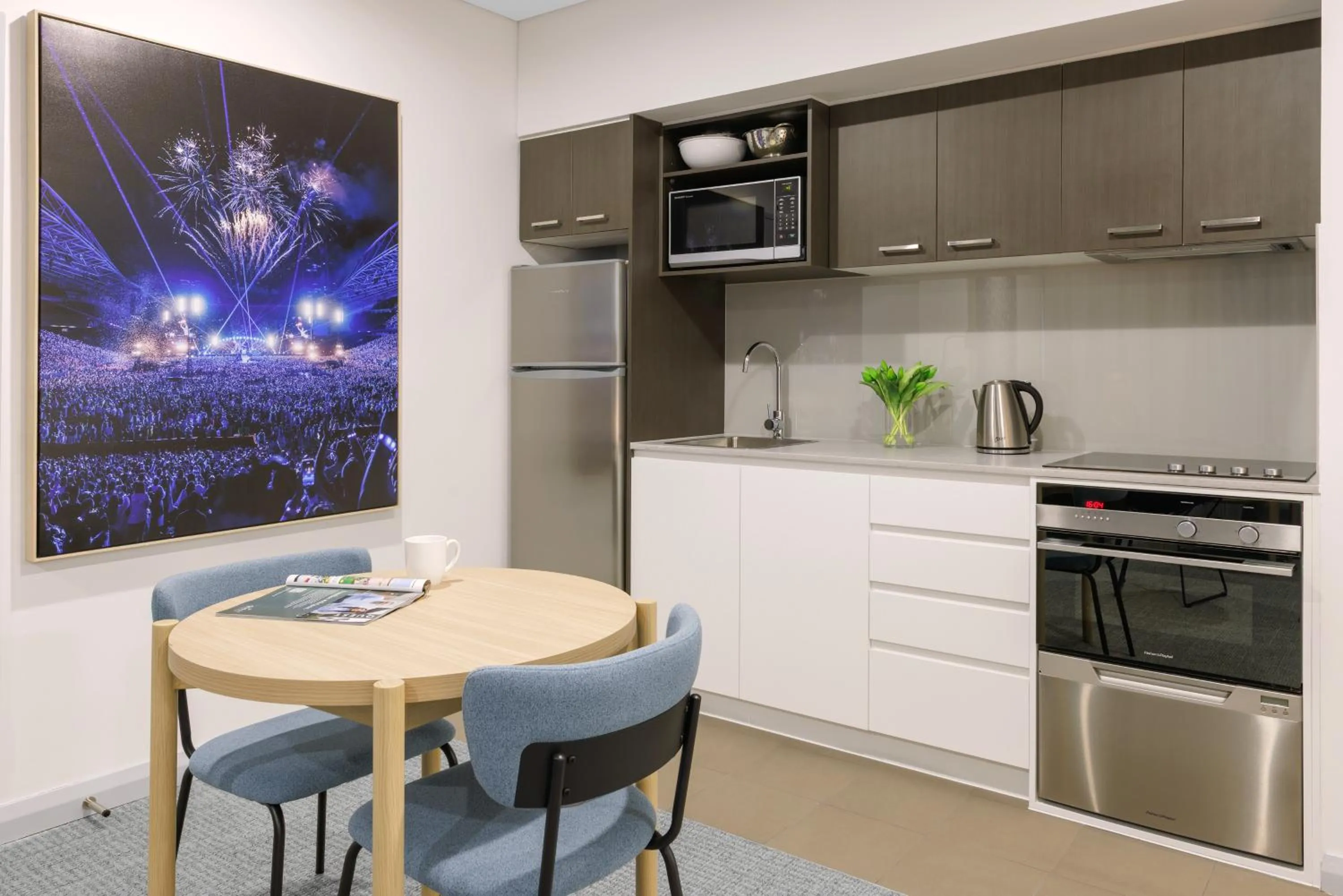 Dining area in Quest at Sydney Olympic Park