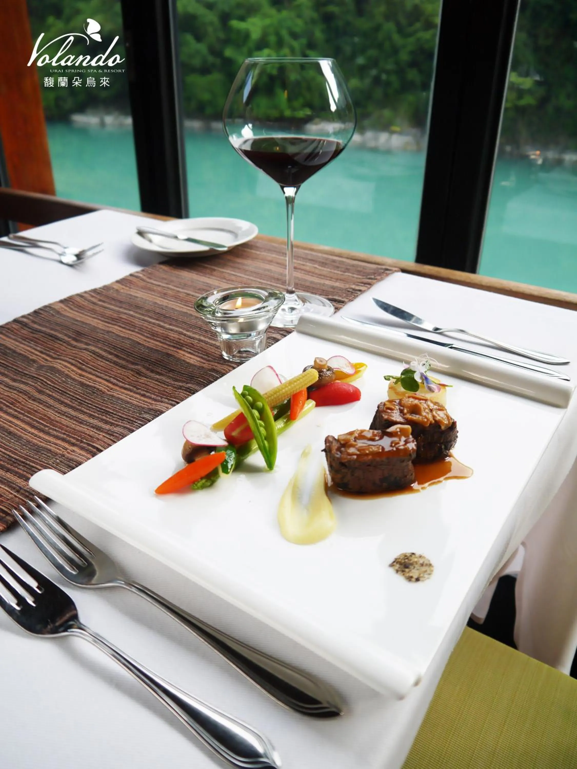 Food in Volando Urai Spring Spa & Resort