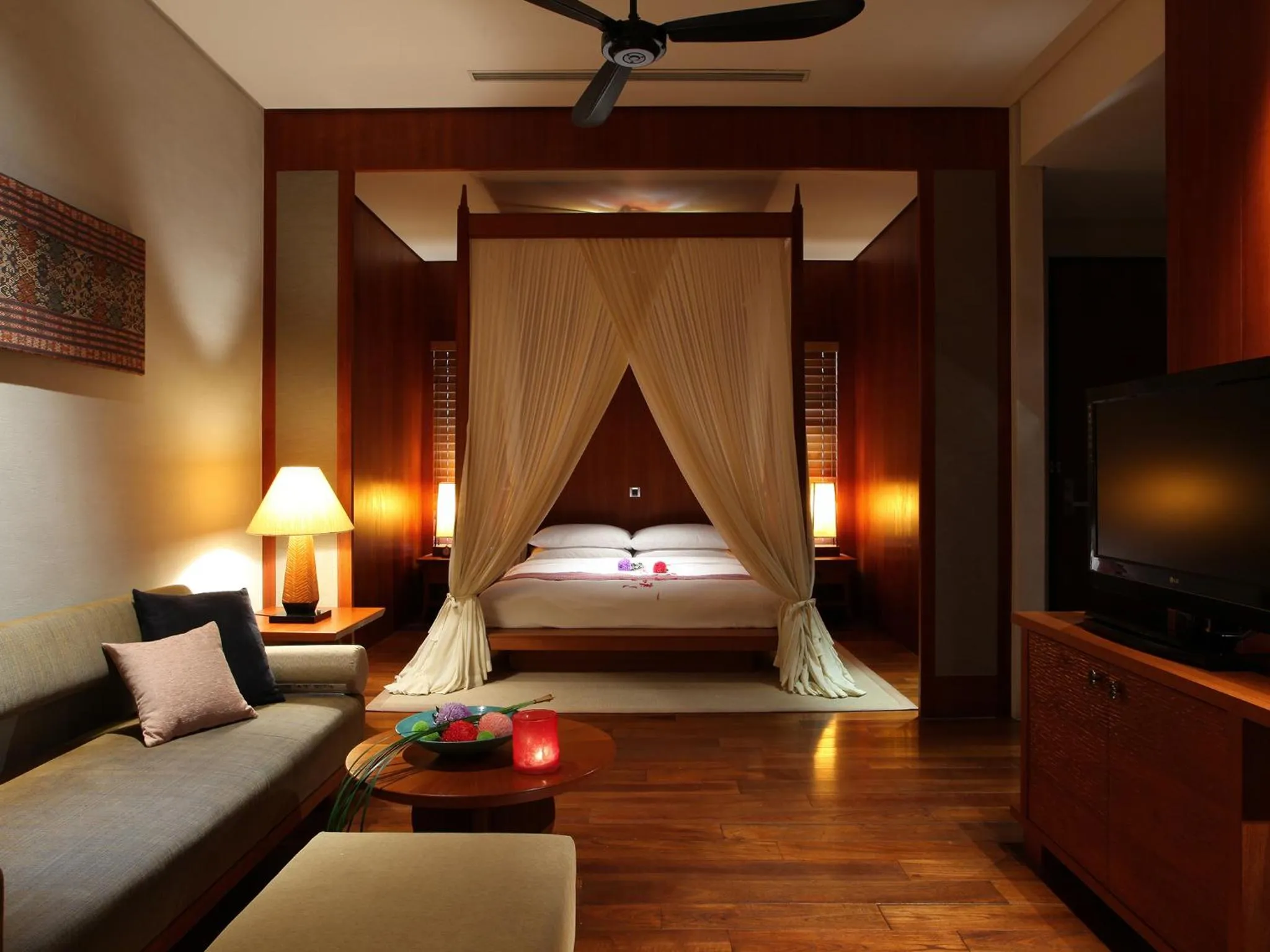 Sauna, Bed in Volando Urai Spring Spa & Resort
