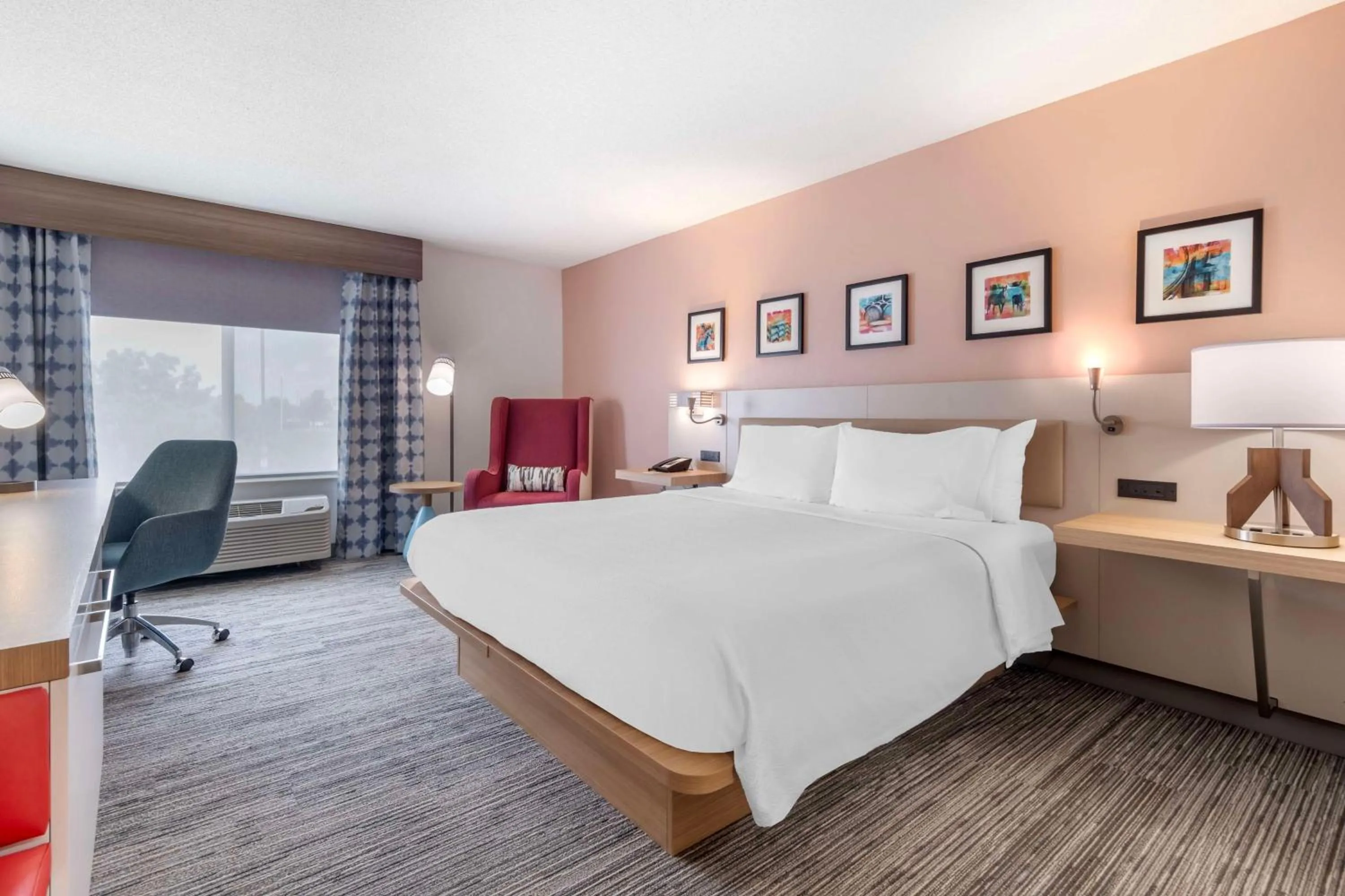 Bed in Hilton Garden Inn Lexington