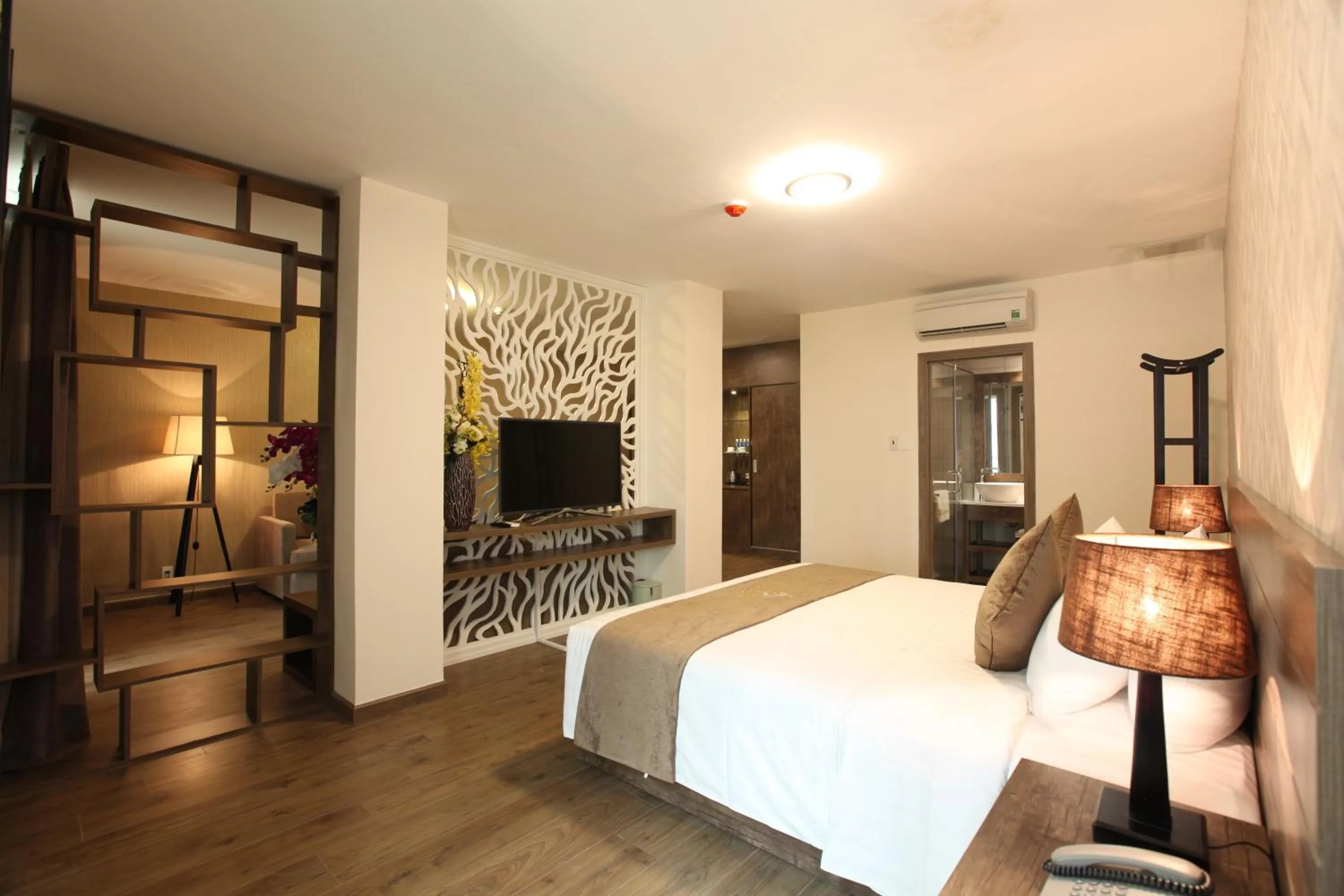 Bed in Minh Tam Hotel & Spa 3/2