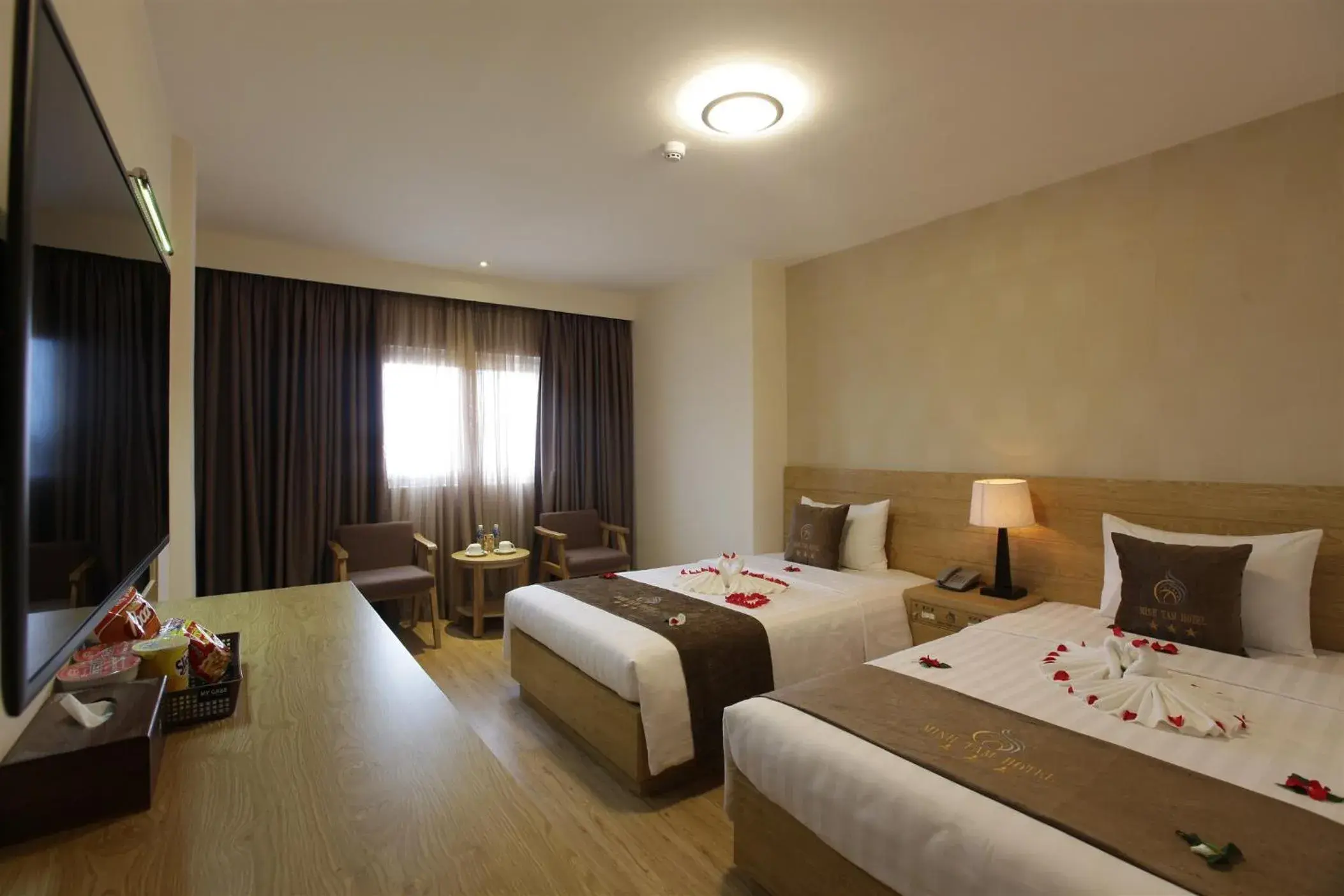 Bed in Minh Tam Hotel & Spa 3/2 Bed in Minh Tam Hotel & Spa 3/2