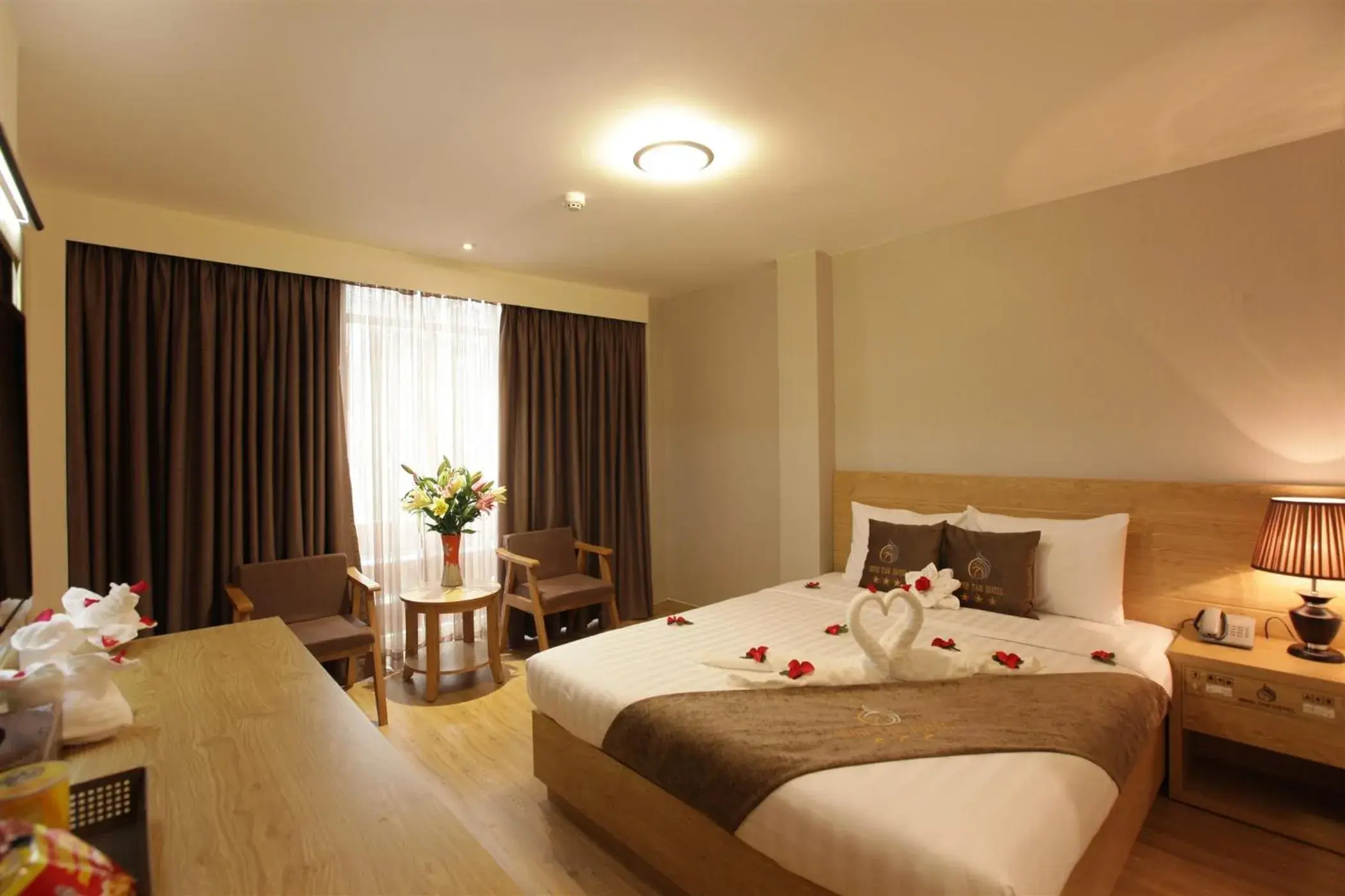 Bed in Minh Tam Hotel & Spa 3/2 Bed in Minh Tam Hotel & Spa 3/2