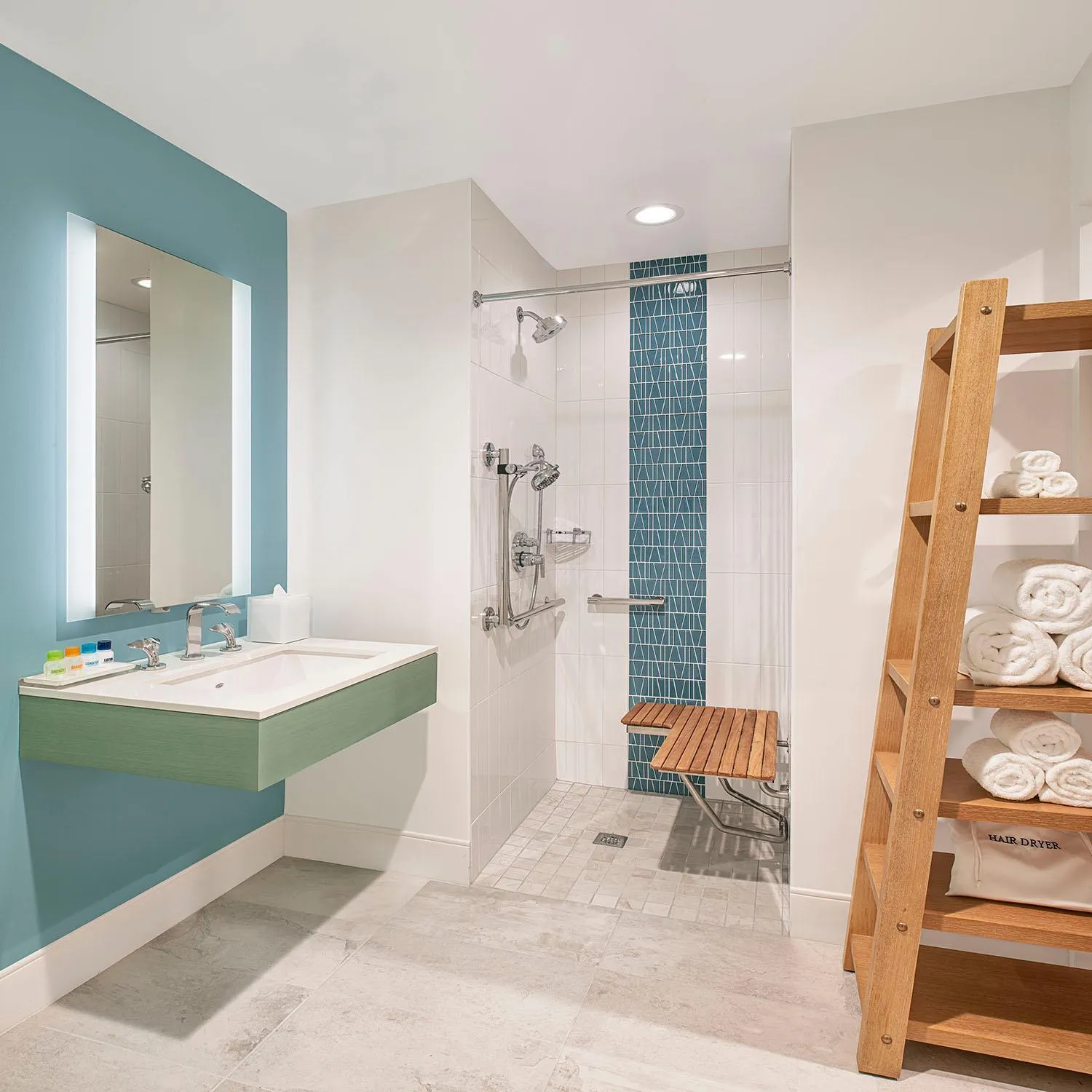 Shower in Margaritaville Hotel Nashville