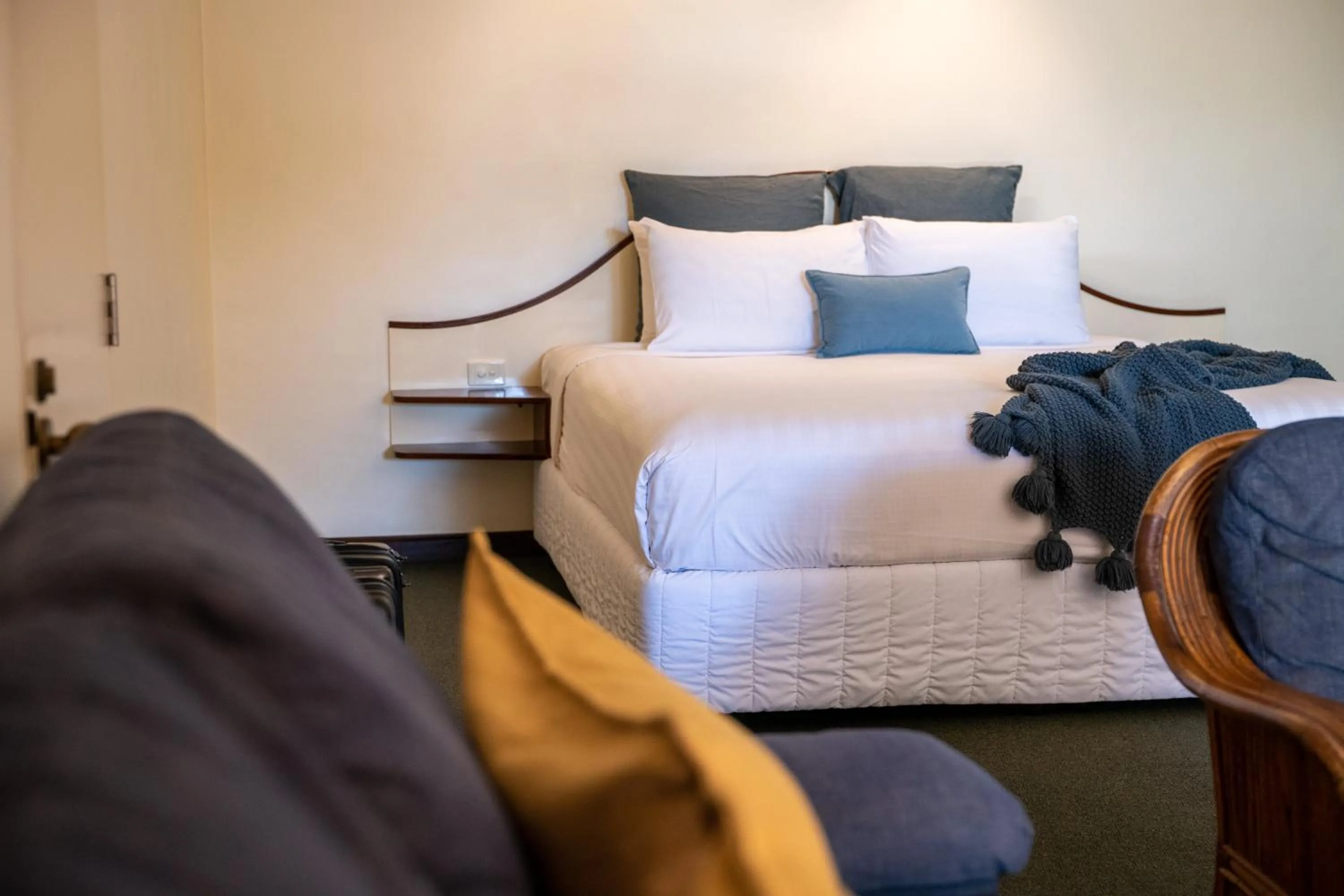 Bed in Beach Hotel Resort