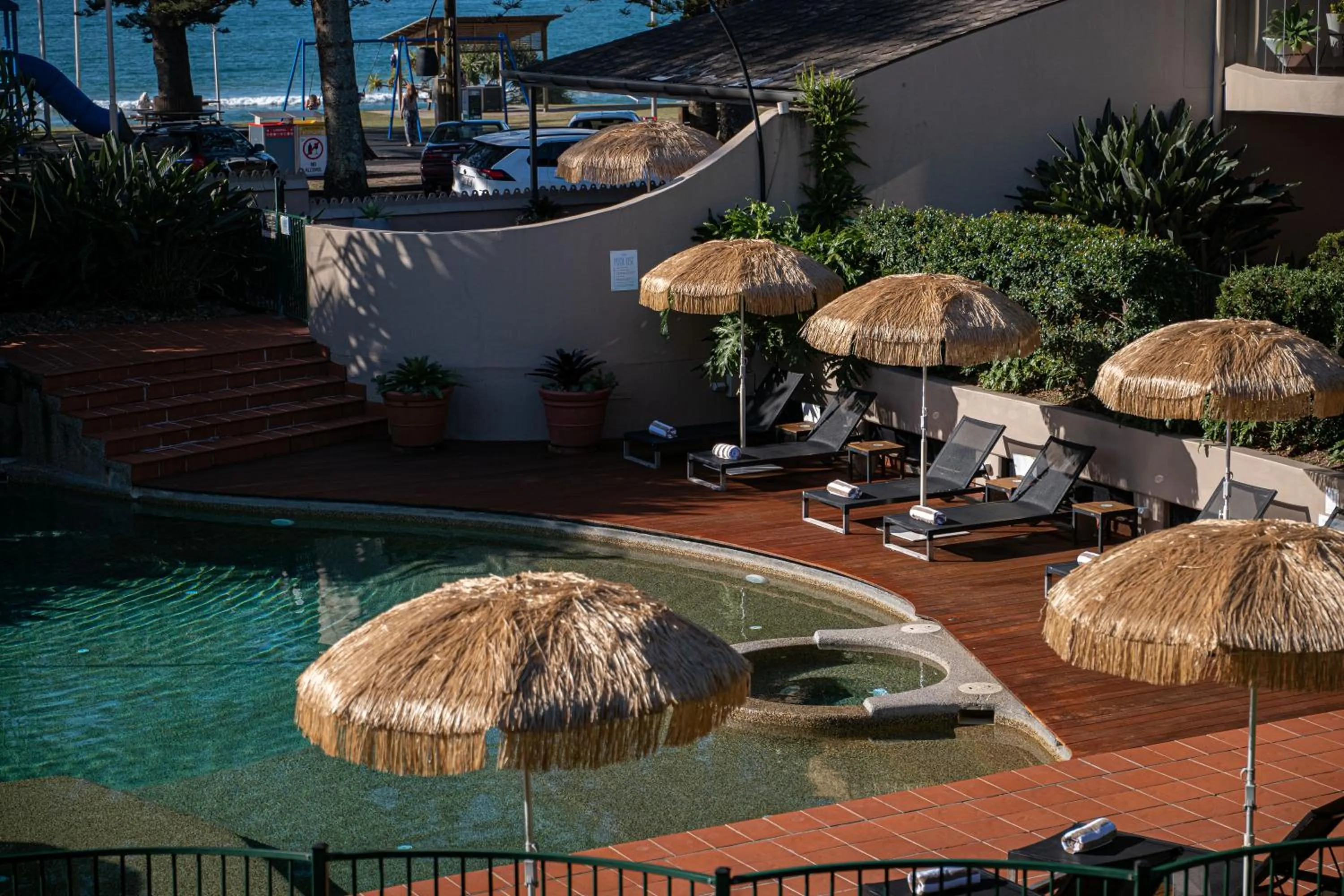 Swimming pool in Beach Hotel Resort