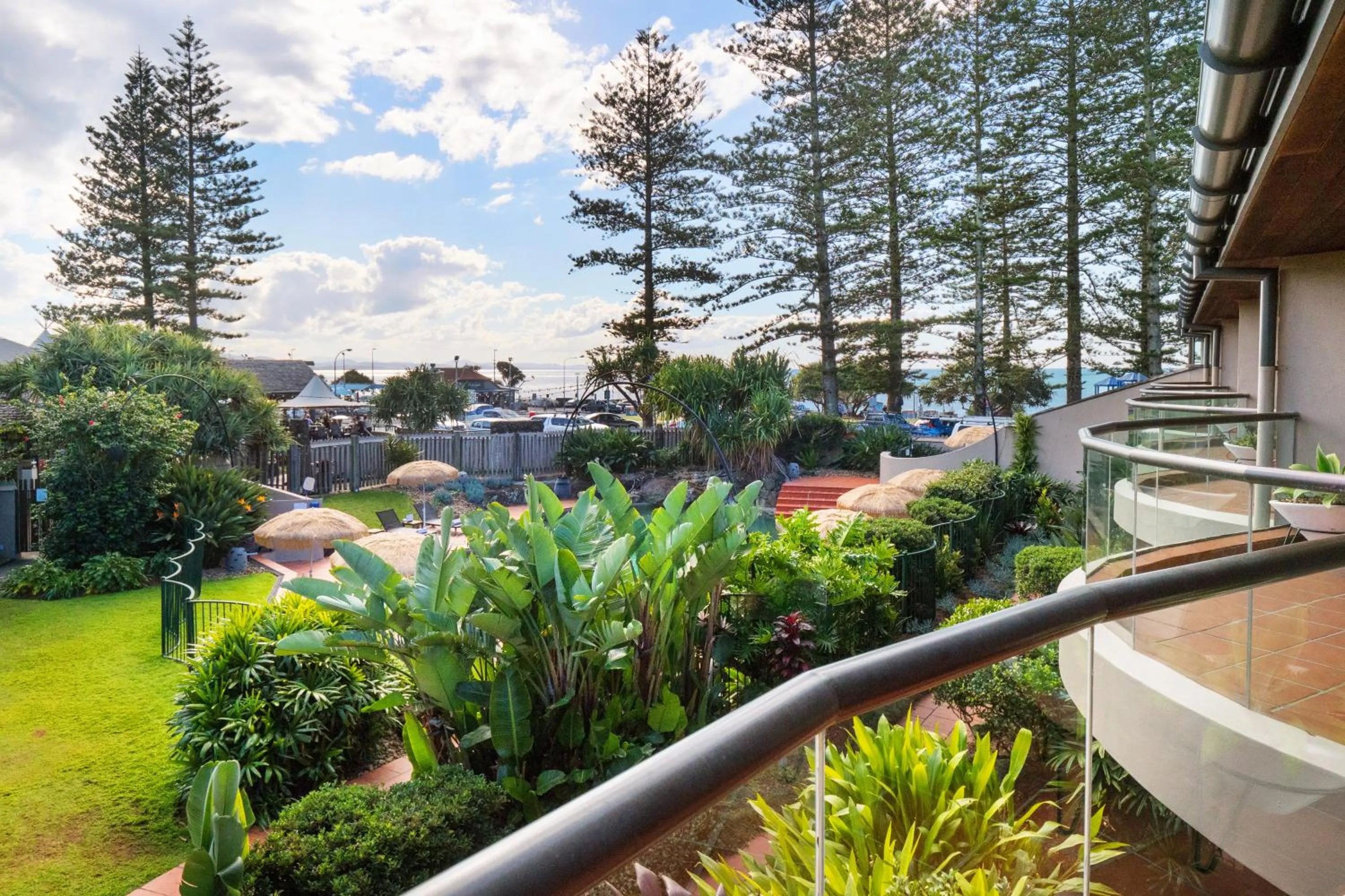 Property building in Beach Hotel Resort