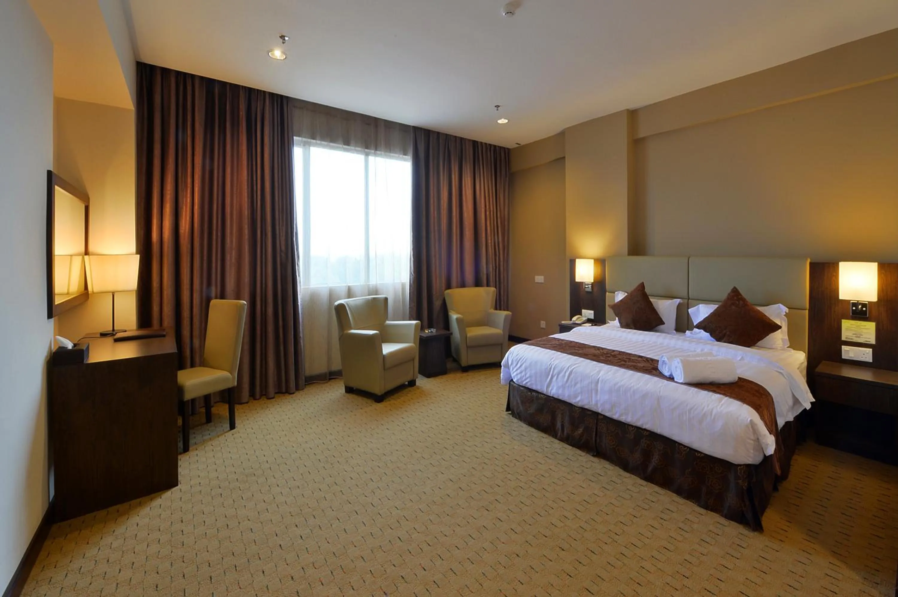 Bed in Lintas View Hotel