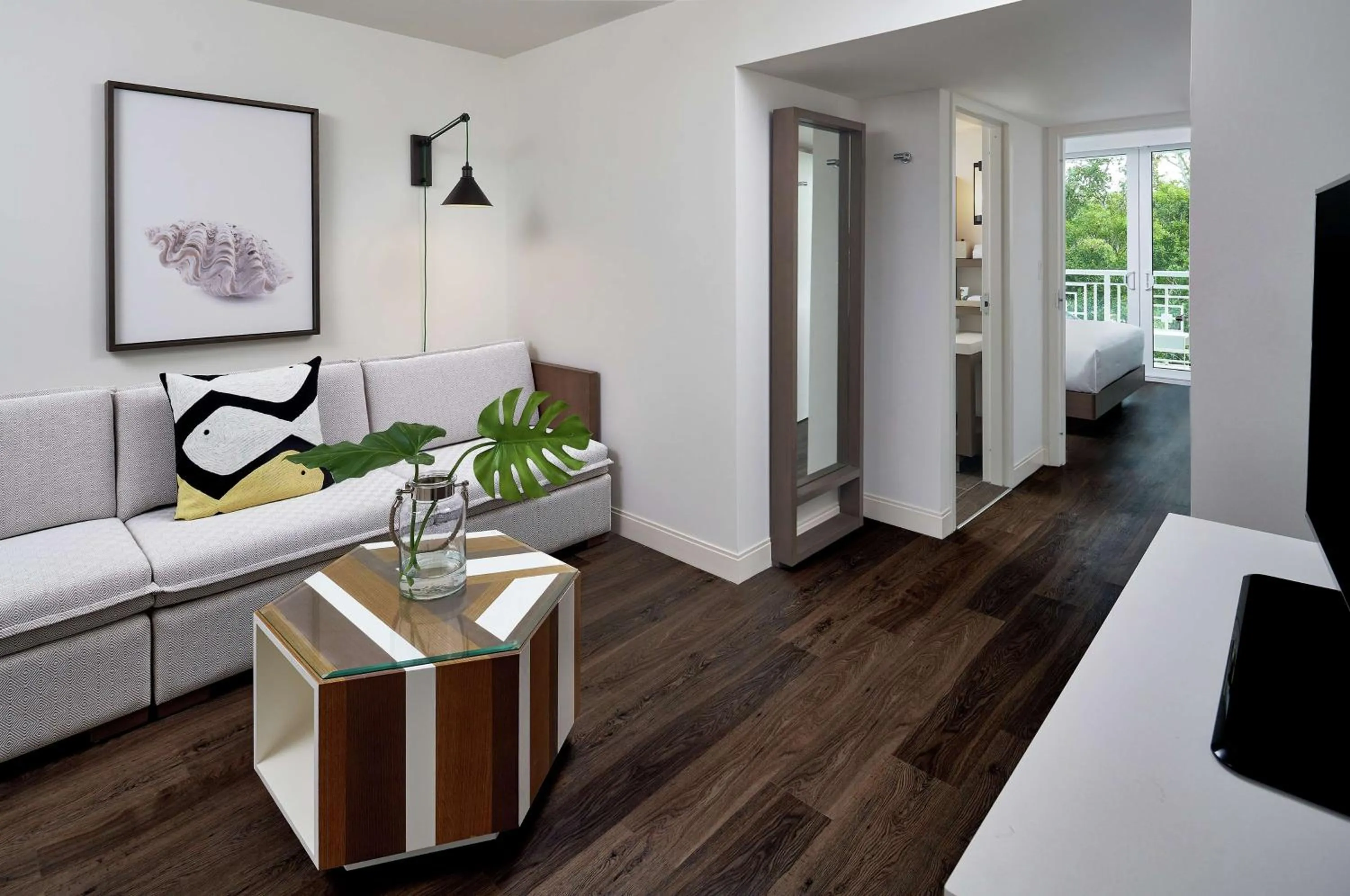 Living room in Baker's Cay Resort Key Largo, Curio Collection By Hilton