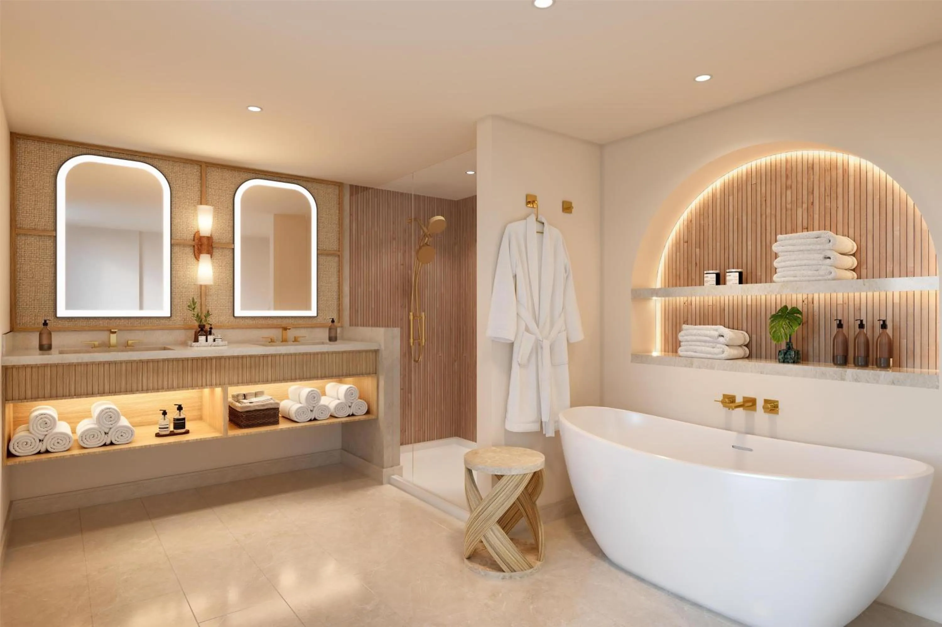 Bathroom in Baker's Cay Resort Key Largo, Curio Collection By Hilton