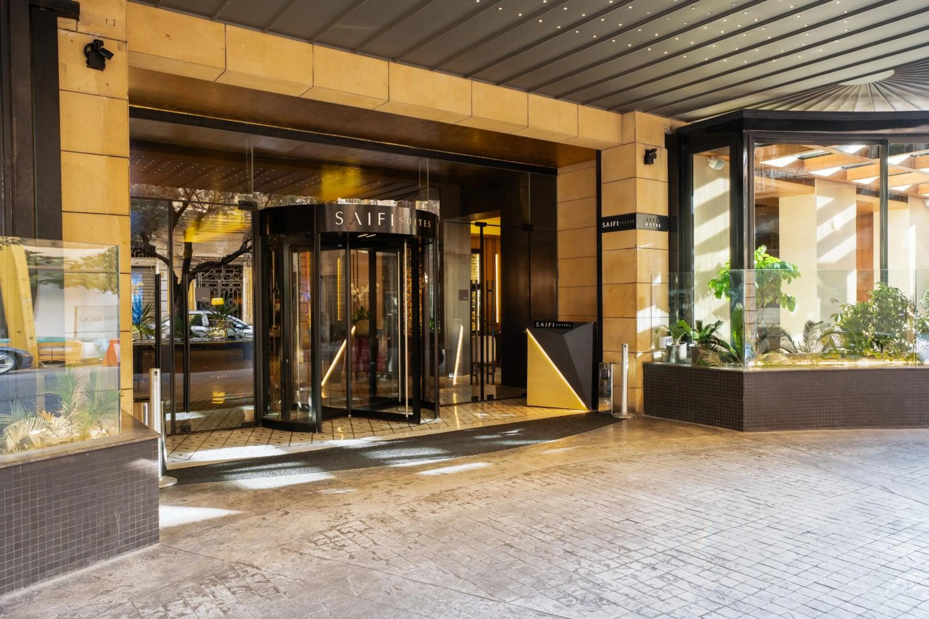 Facade/entrance in Saifi Suites Hotel