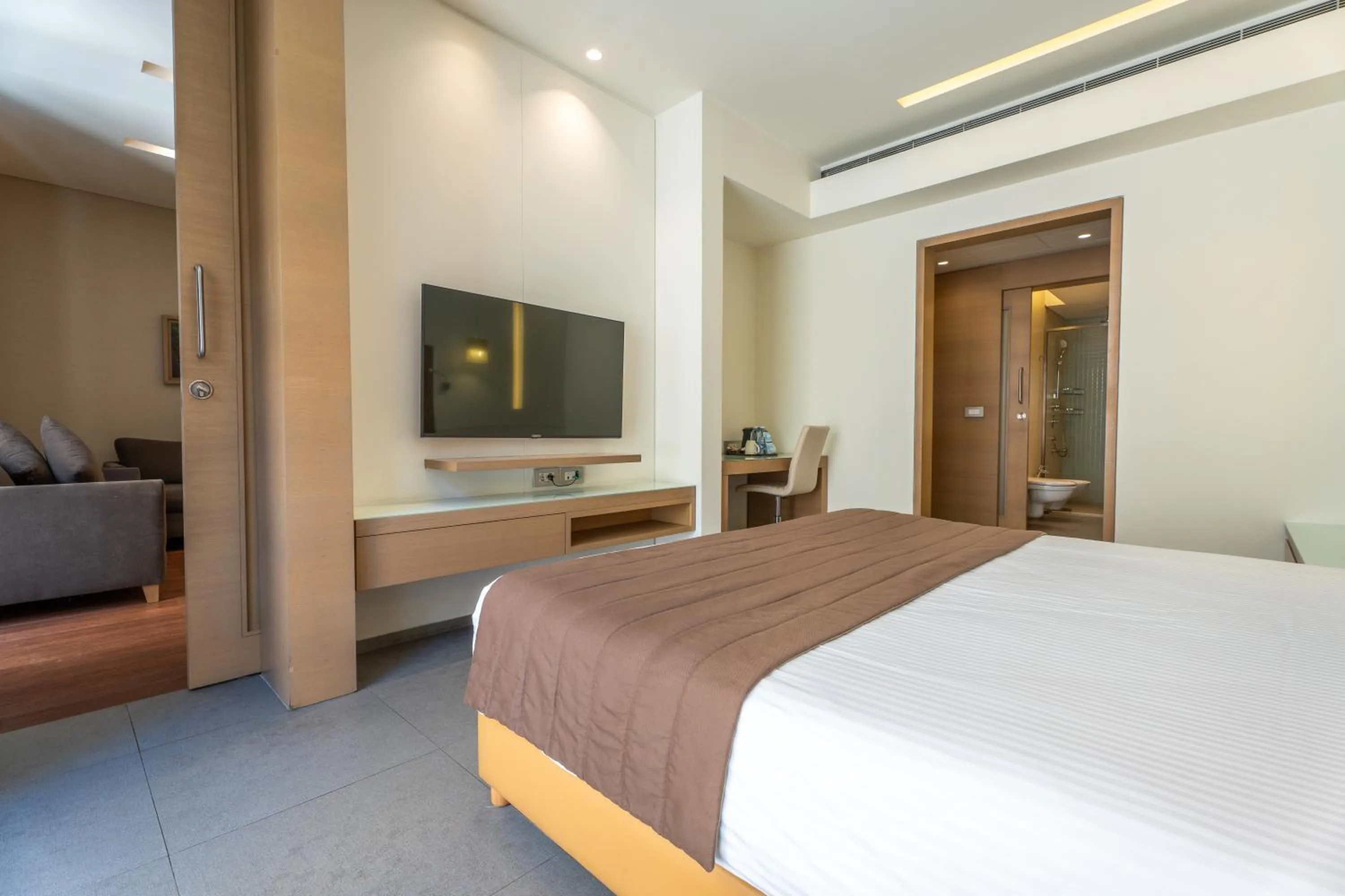 Bed in Saifi Suites Hotel