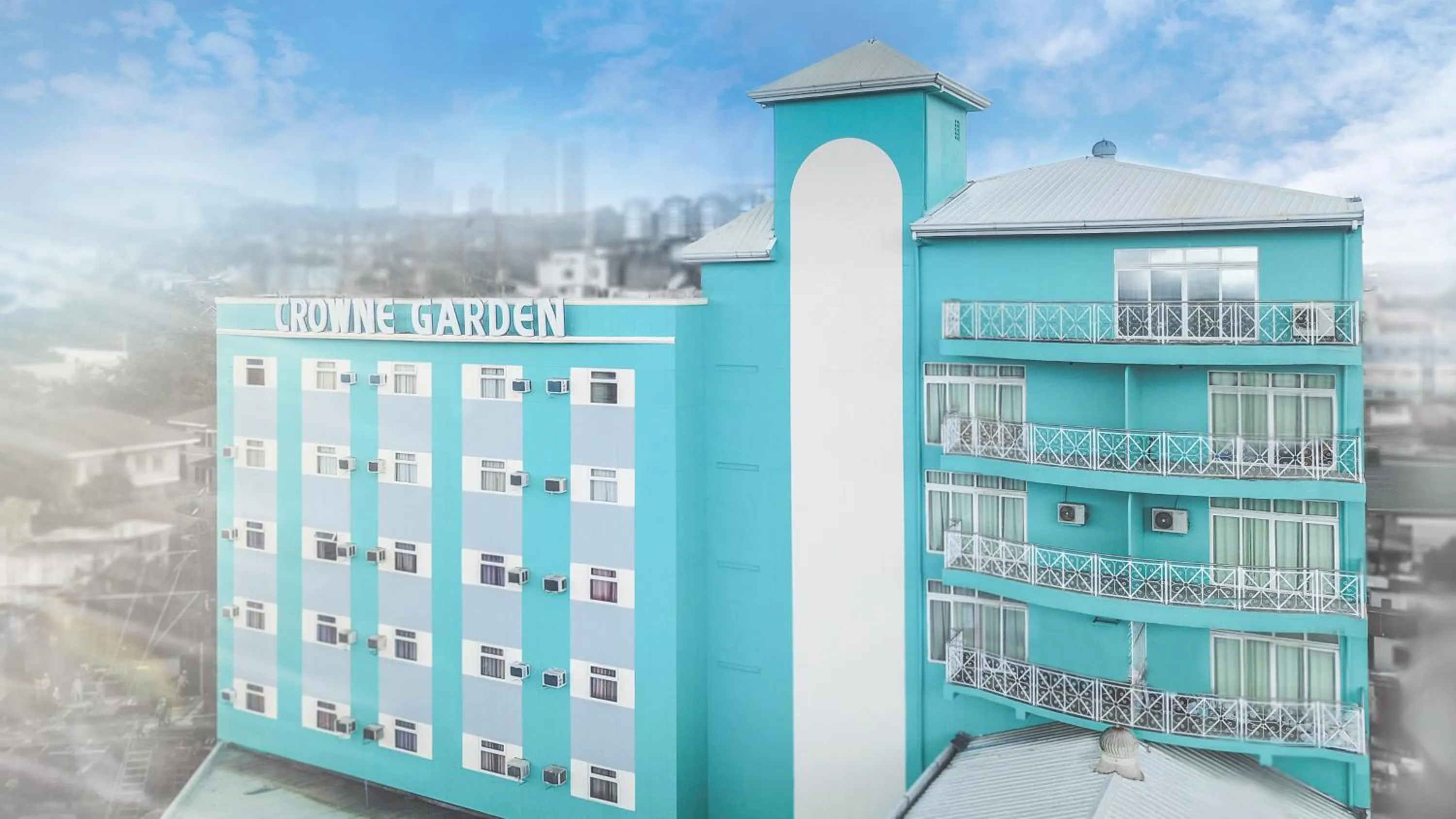 Facade/entrance in Crowne Garden Hotel