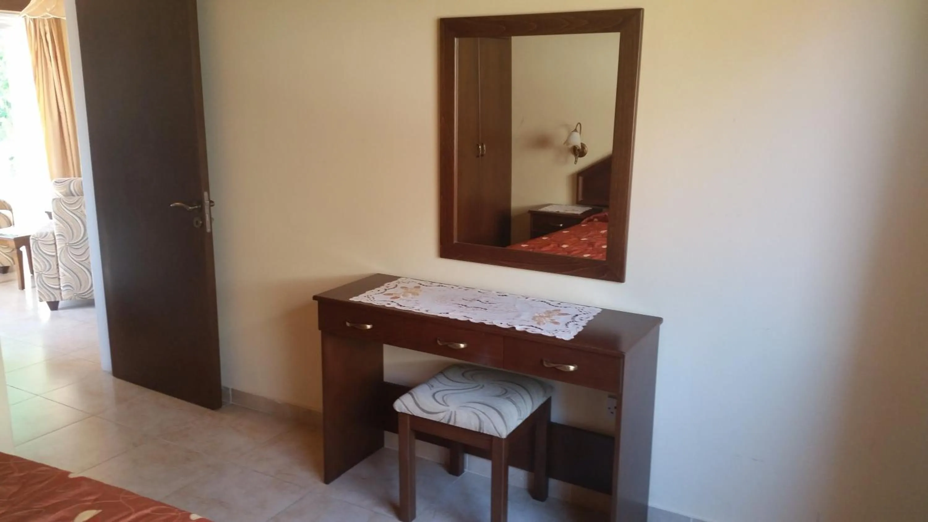 Bedroom in Kotzias Beach Apartments