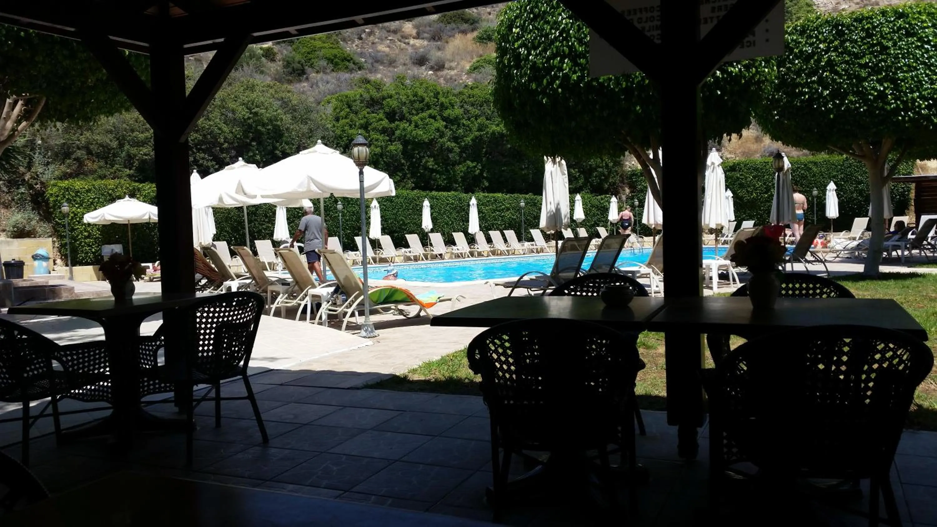 Swimming pool in Kotzias Beach Apartments